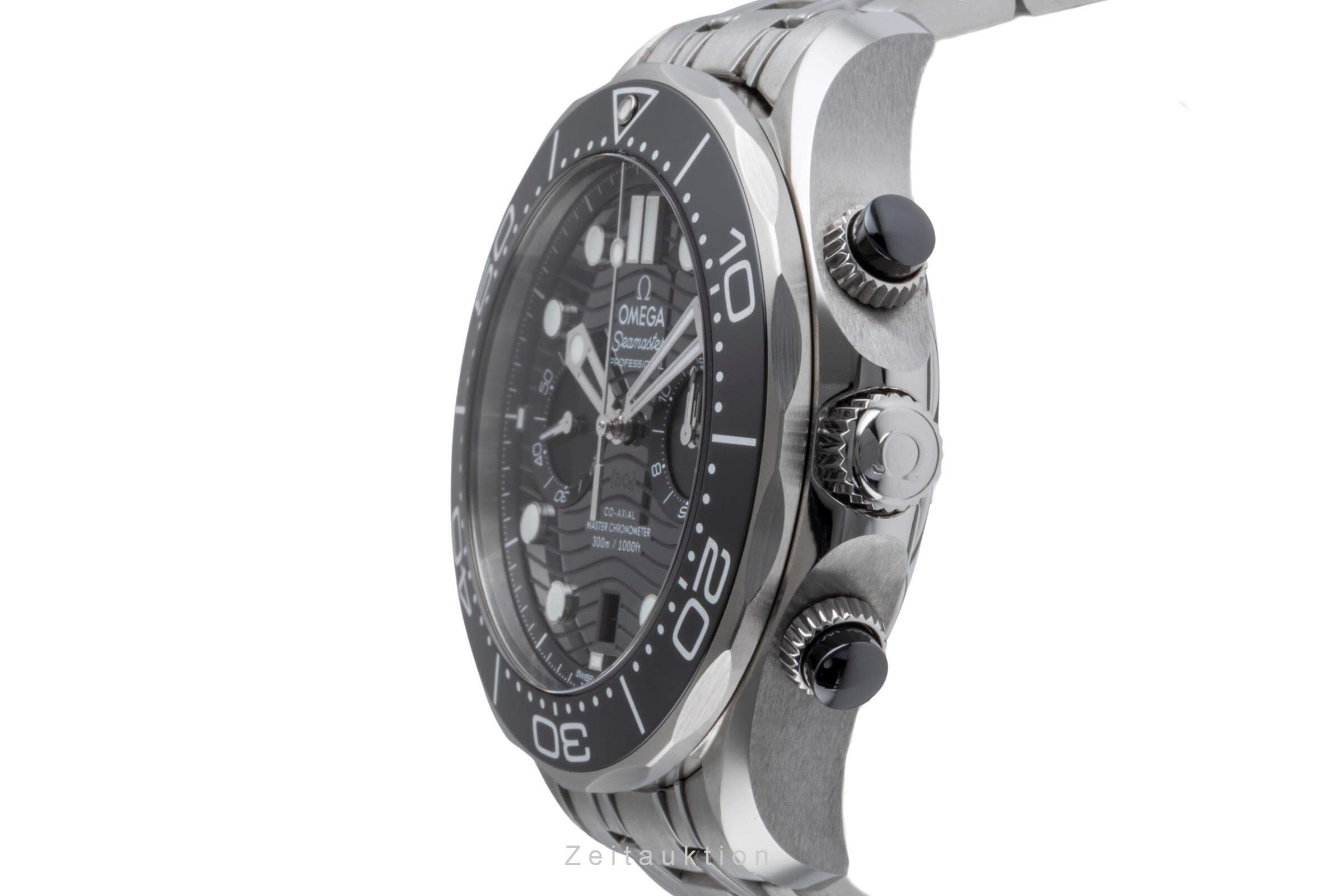 Omega Seamaster chronograph steel automatic men's watch 210.30.44.51.01.001 LP: 9300EUR  [2502163]