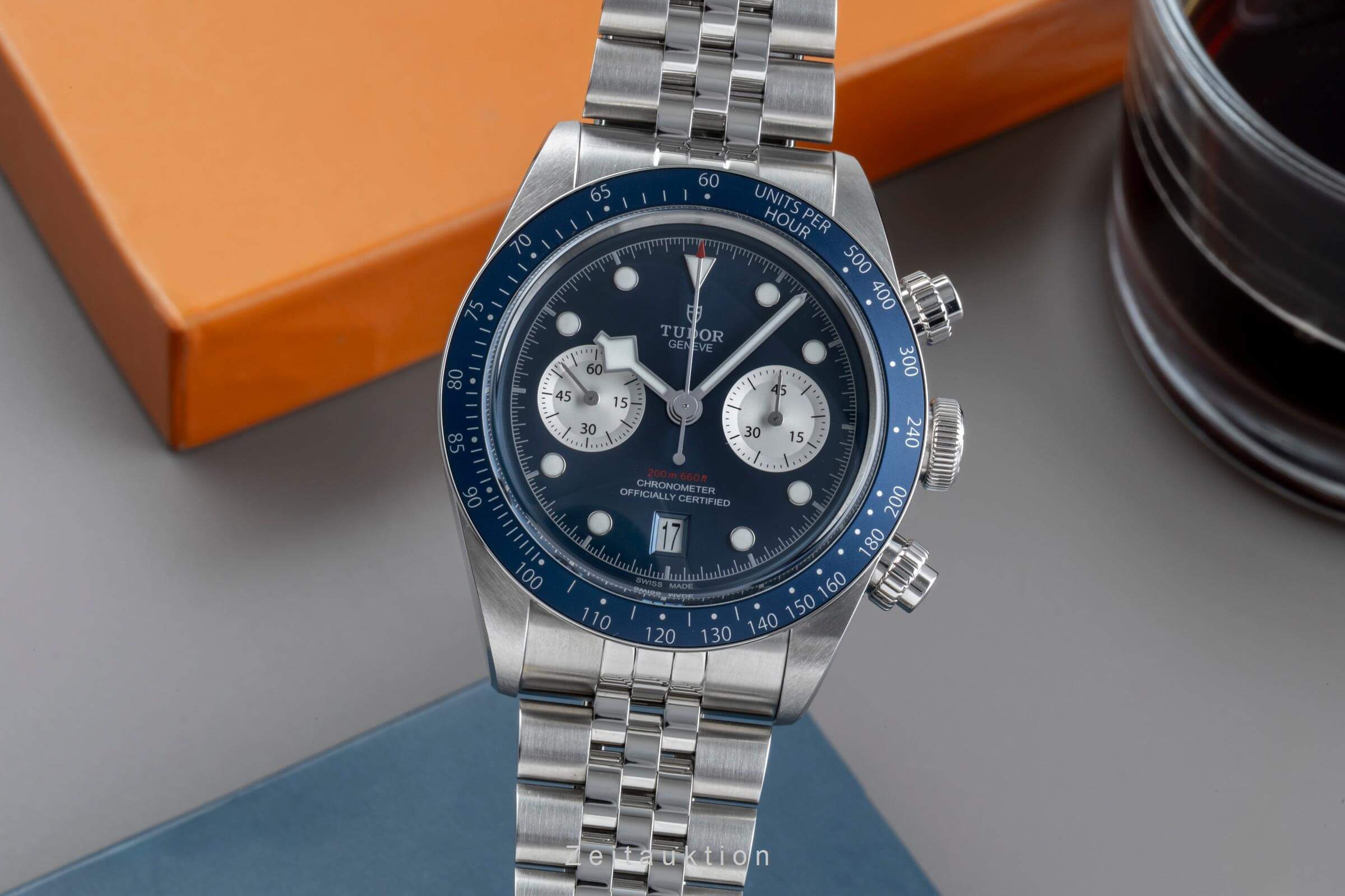 Tudor Black Bay Chrono Stahl Automatik Herrenuhr Ref. 79360B-0002 B&P 2024 [2502164]