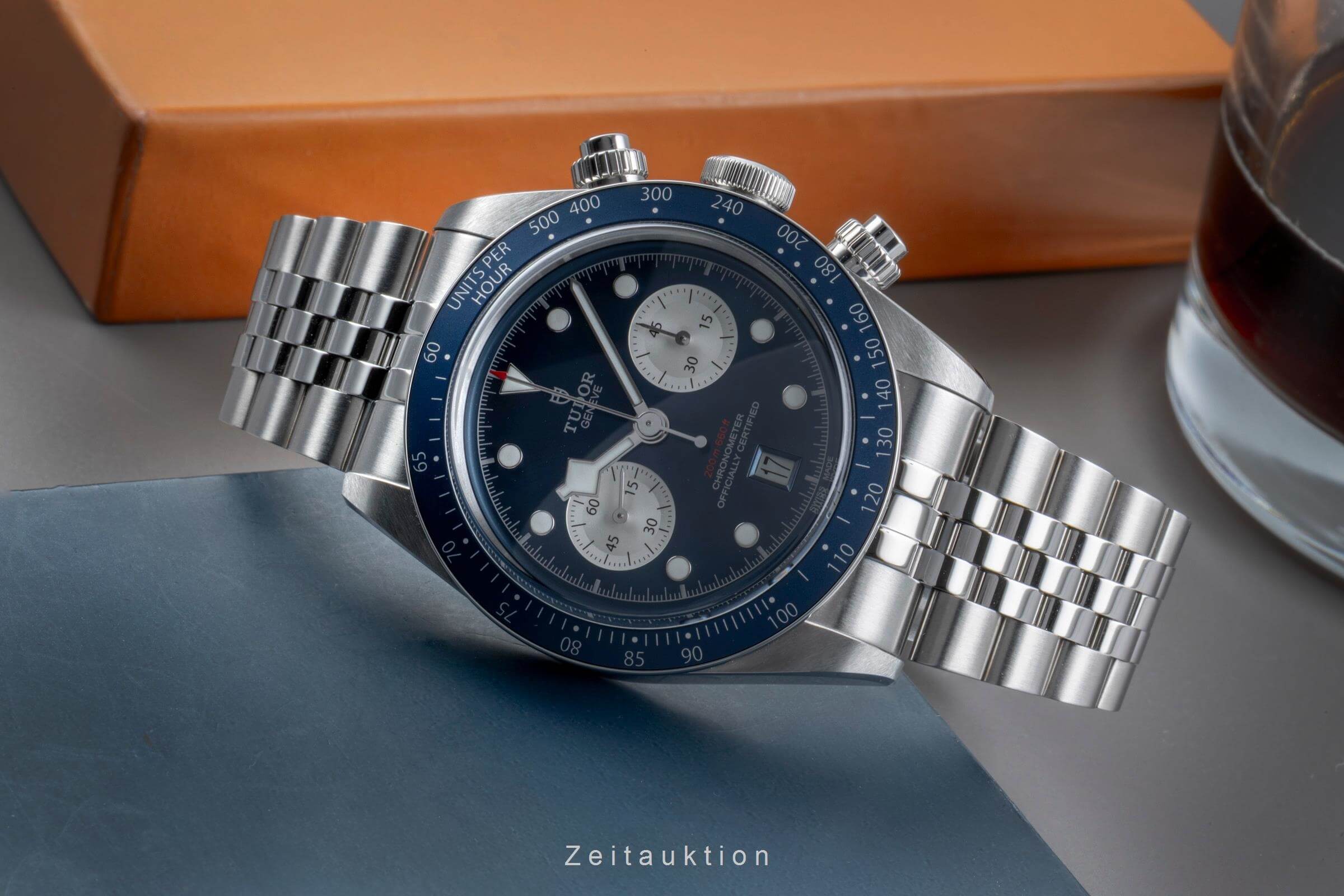 Tudor Black Bay Chrono Stahl Automatik Herrenuhr Ref. 79360B-0002 B&P 2024 [2502164]
