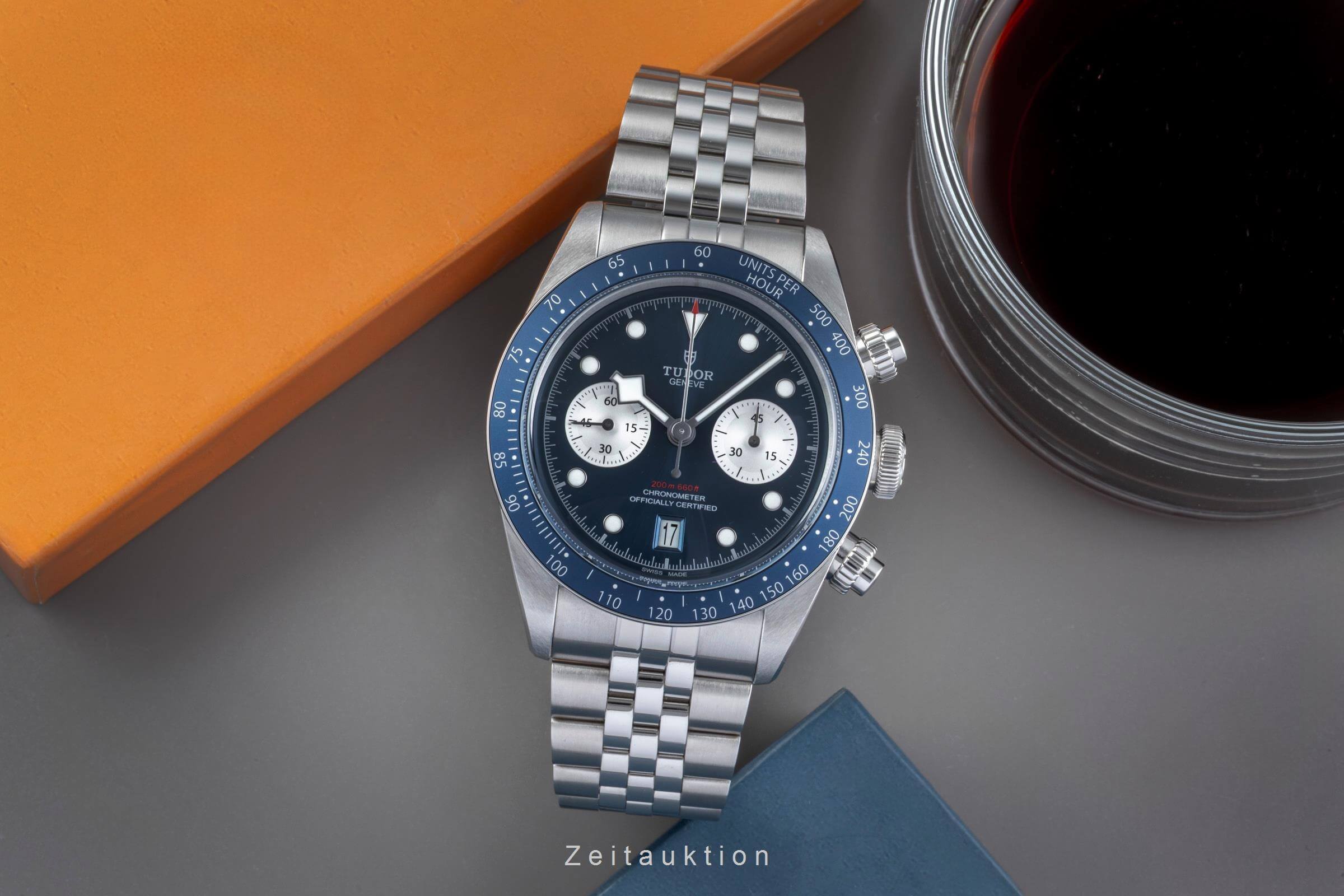Tudor Black Bay Chrono Stahl Automatik Herrenuhr Ref. 79360B-0002 B&P 2024 [2502164]