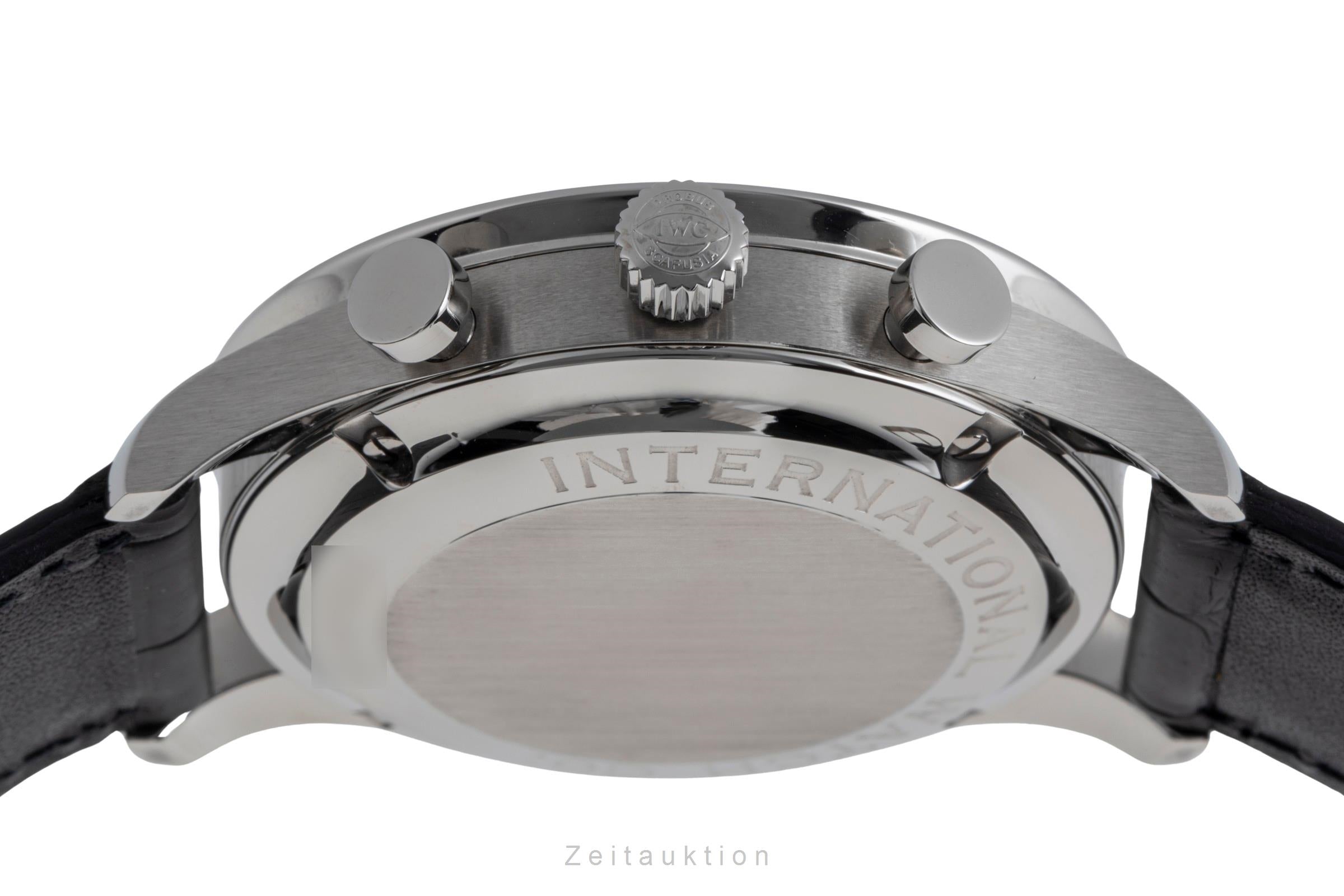 IWC Portugieser chronograph steel automatic men's watch IW371445 LP: 9100EUR  [2502165]