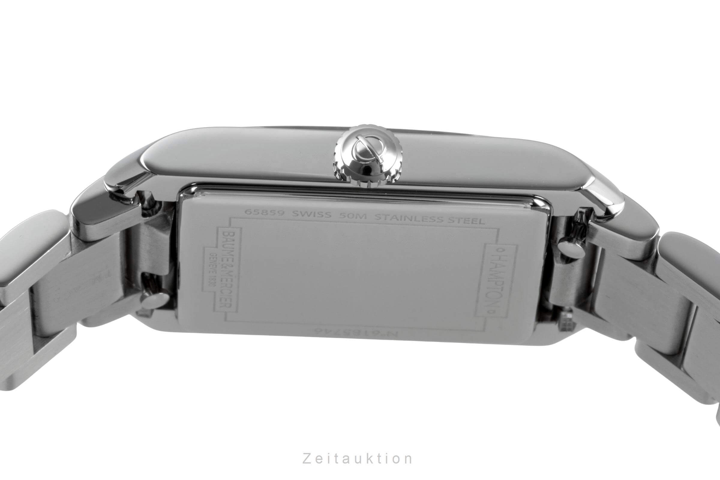 Baume & Mercier Hampton acciaio quarzo orologio da donna M0A10474  [2502170]