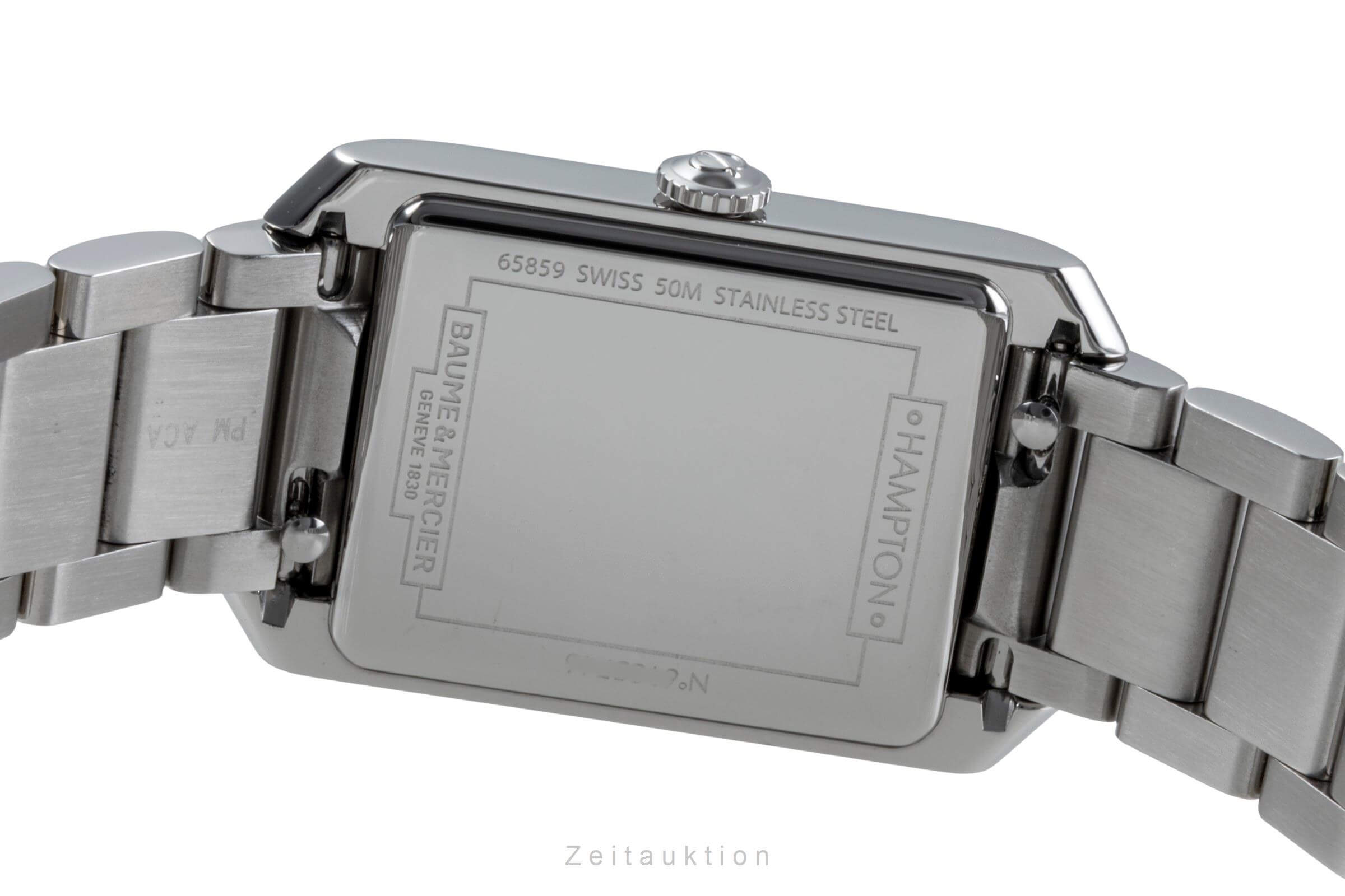 Baume & Mercier Hampton acciaio quarzo orologio da donna M0A10474  [2502170]