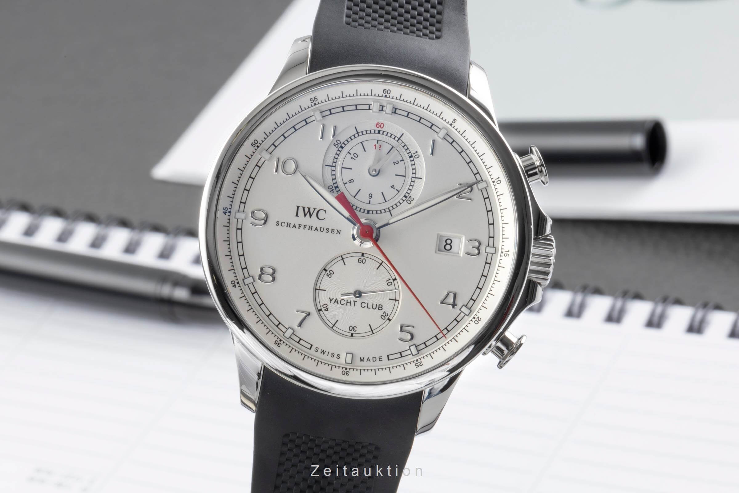 IWC Yachtclub chronograph steel automatic men's watch IW390206 LP: 12900EUR  [2502175]