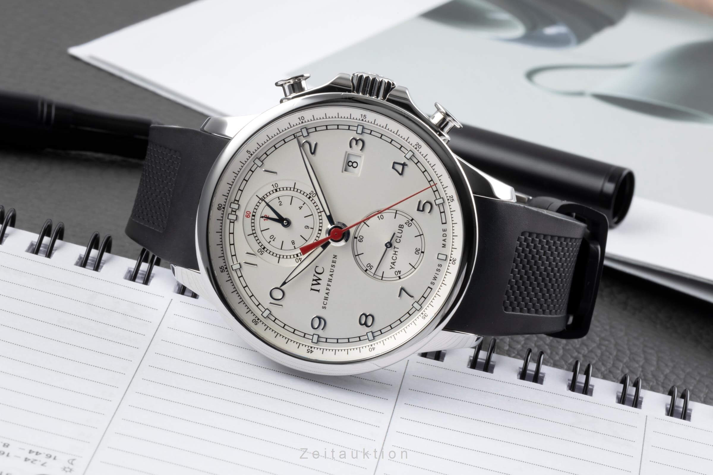 IWC Yachtclub chronograph steel automatic men's watch IW390206 LP: 12900EUR  [2502175]