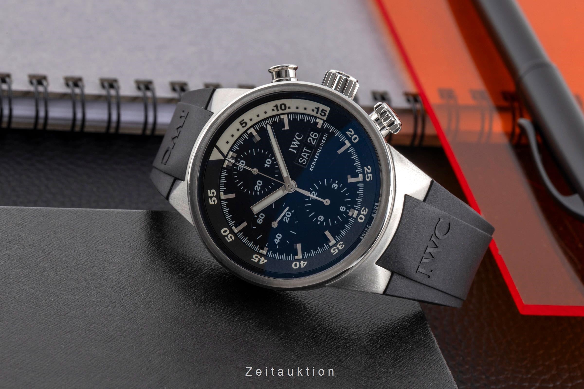 IWC Aquatimer Chronograph Automatik Edelstahl Herrenuhr Ref. IW371933 VP: 7800 € [2502176]