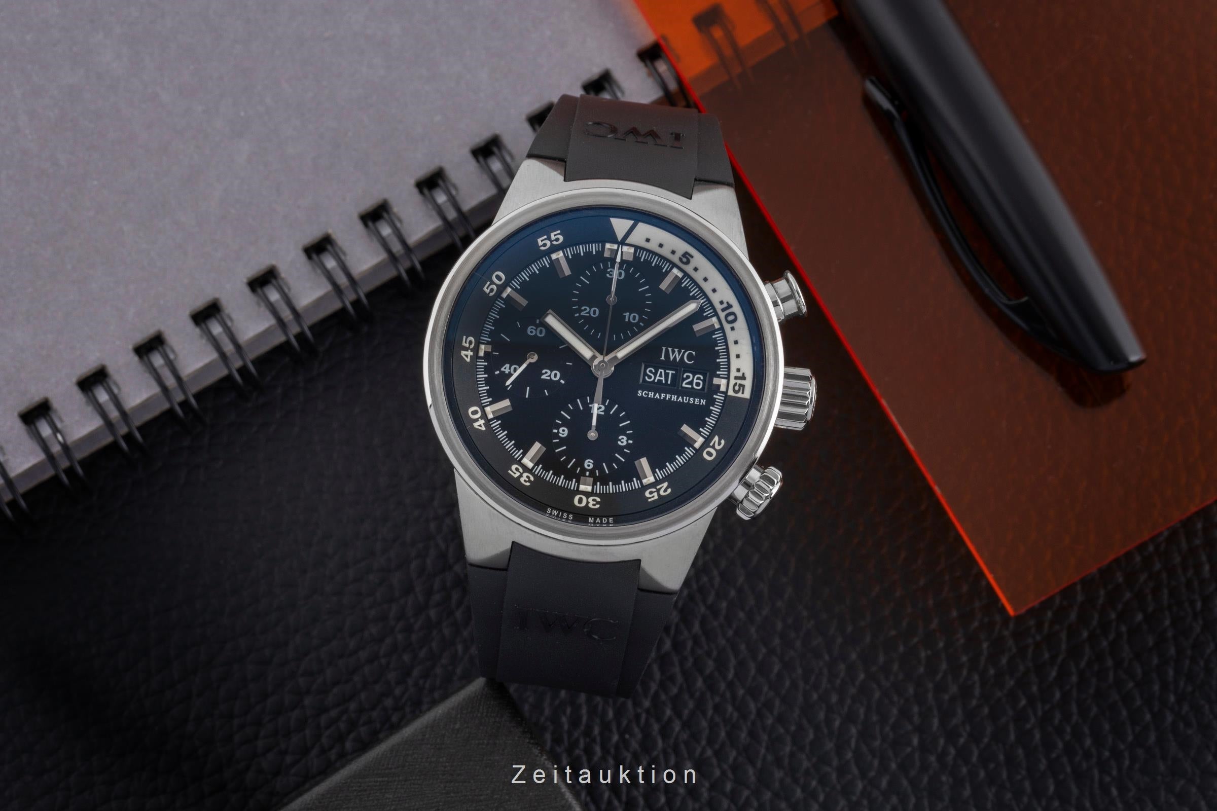 IWC Aquatimer Chronograph Automatik Edelstahl Herrenuhr Ref. IW371933 VP: 7800 € [2502176]