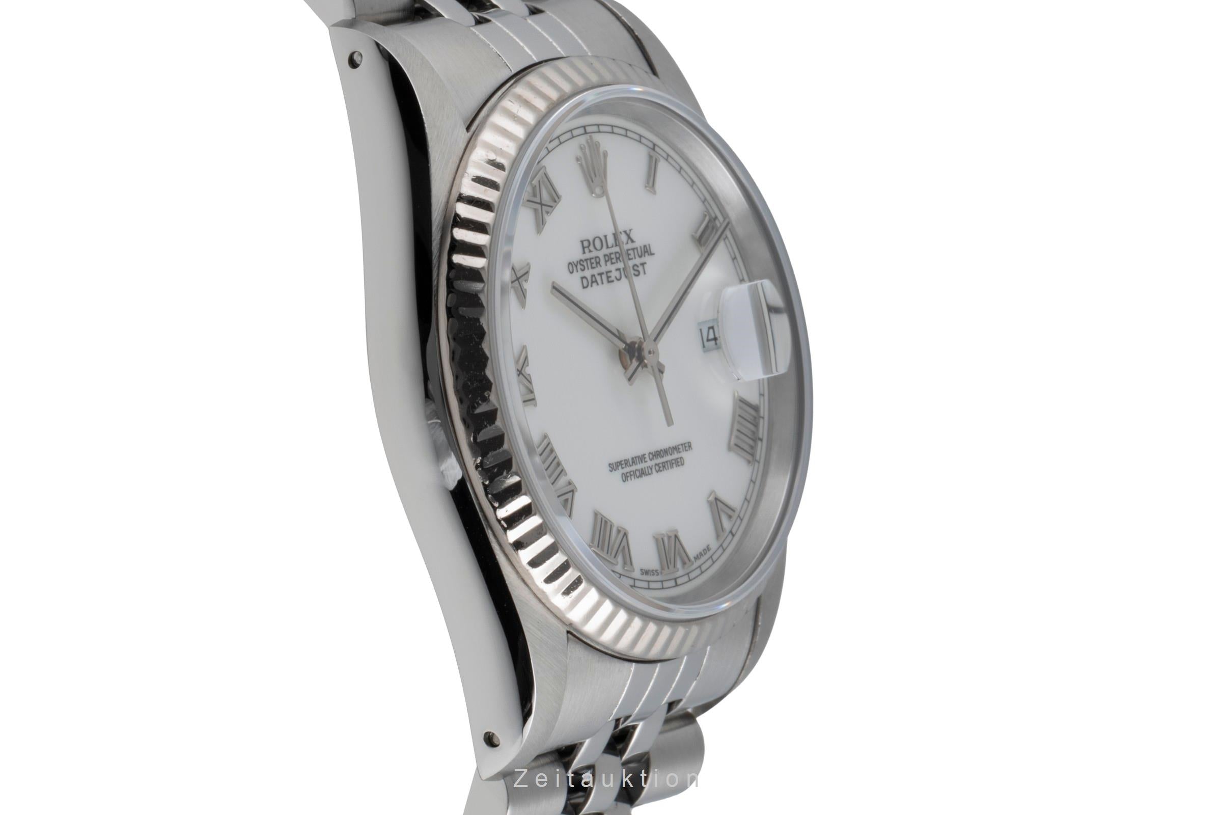 Rolex Datejust acier / or blanc automatique montre pour hommes 16234  [2502178]