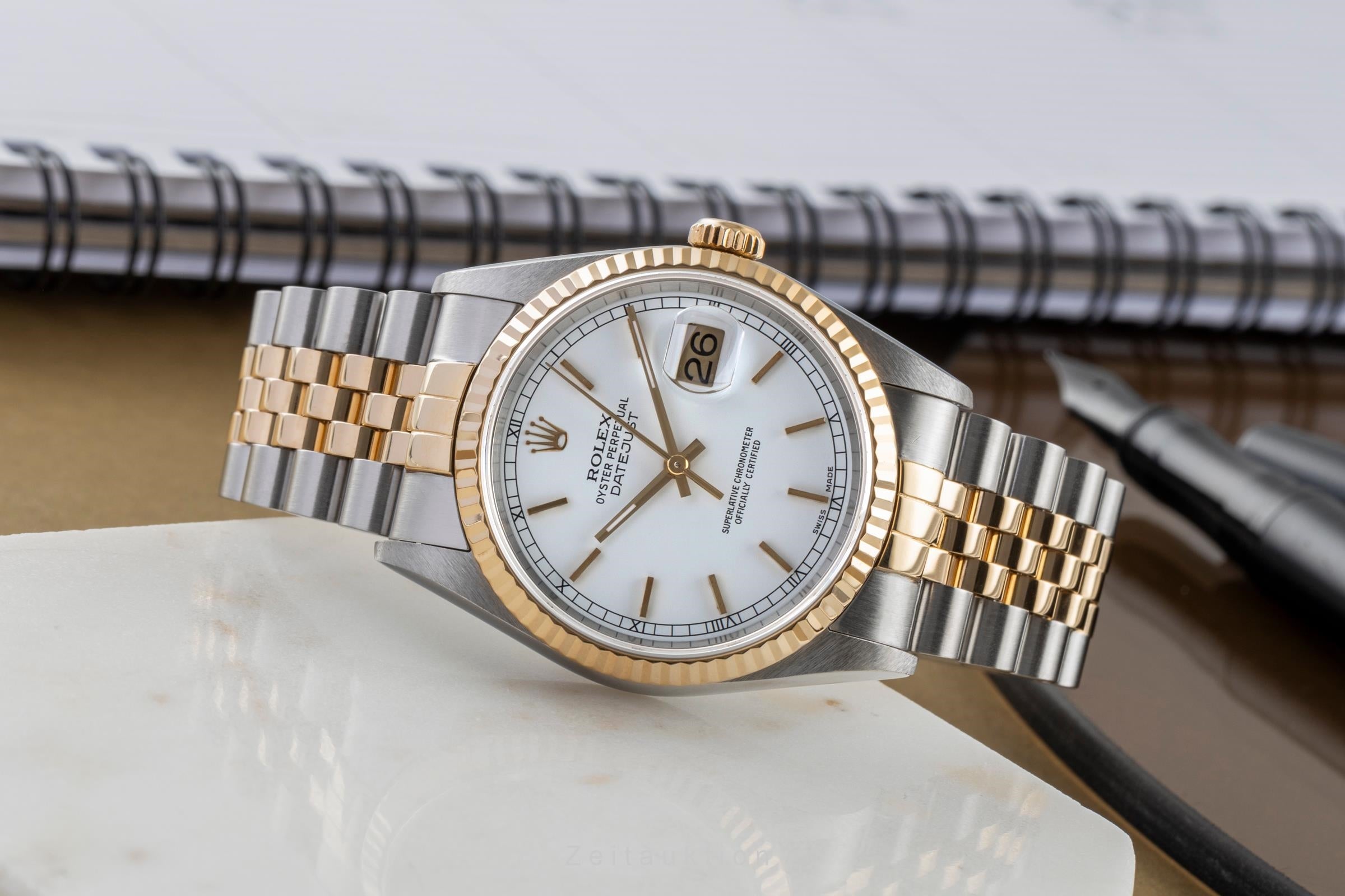 Rolex Datejust acero / oro automático reloj para caballeros 16233  [2502180]