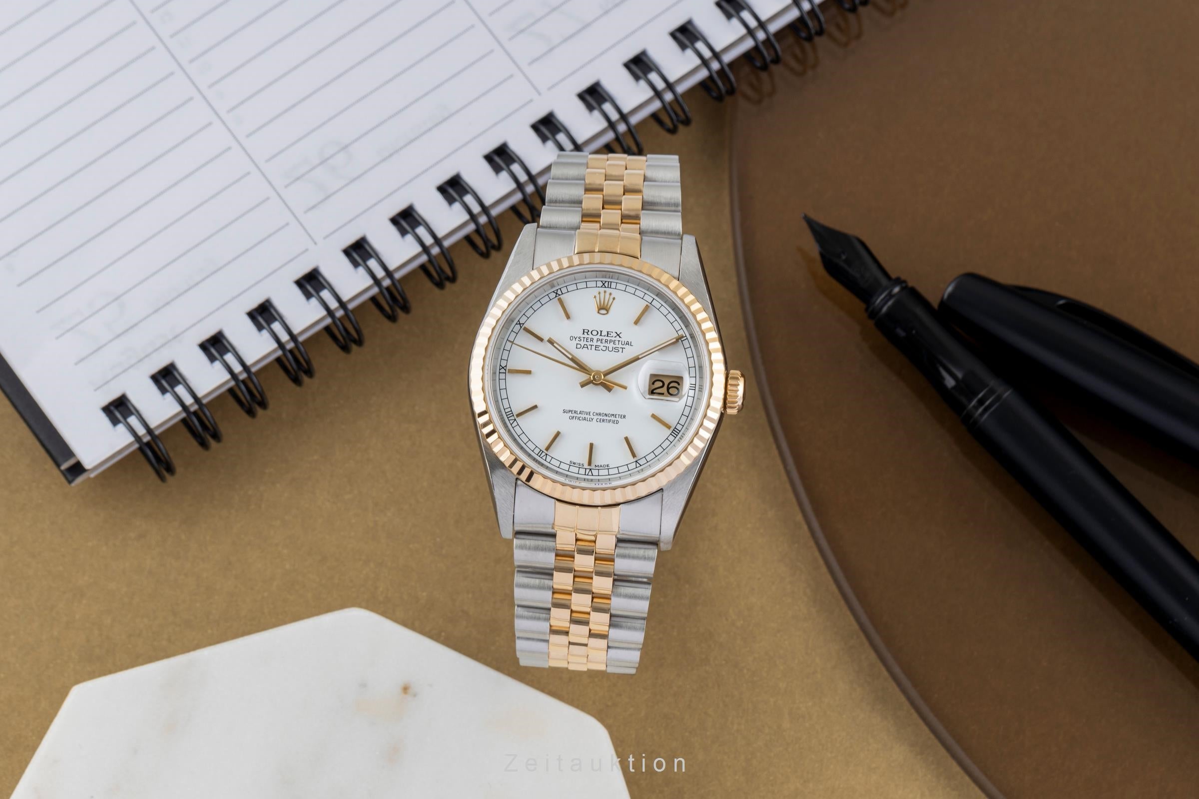 Rolex Datejust acero / oro automático reloj para caballeros 16233  [2502180]