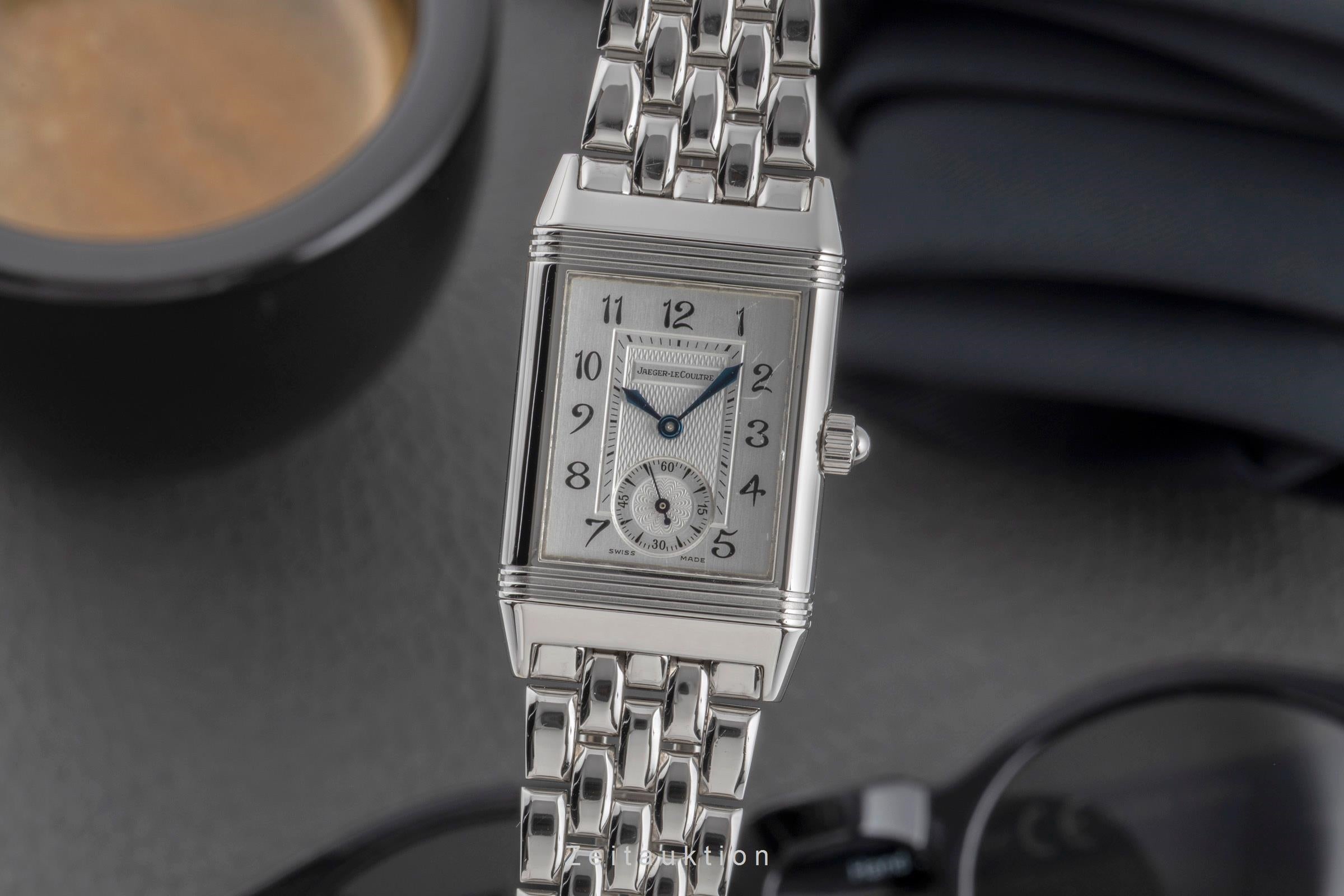 Jaeger LeCoultre Reverso acier à remontage manuel montre pour femmes Q2568120 , 256.8.75 LP: 11900EUR  [2502182]