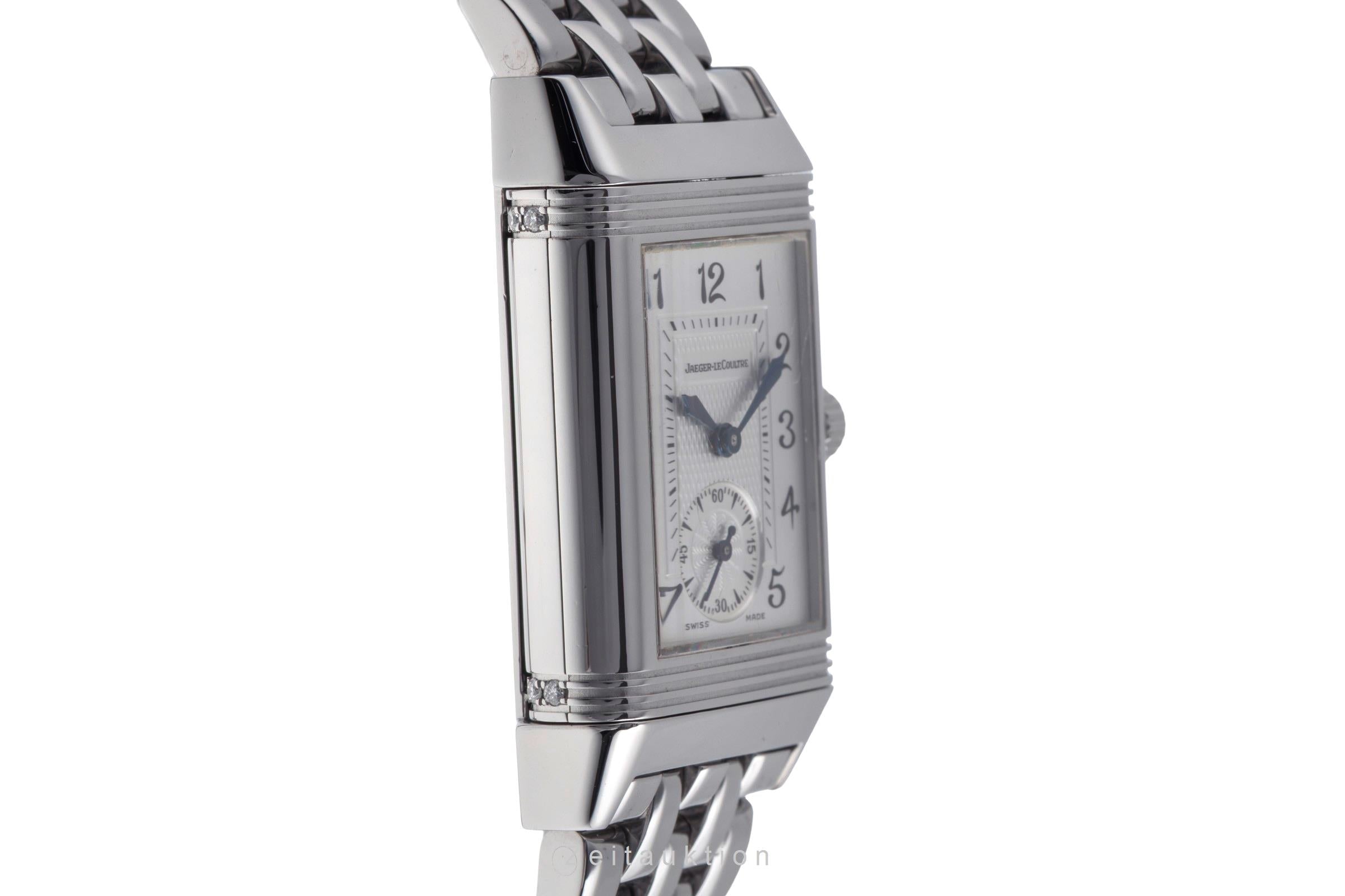 Jaeger LeCoultre Reverso acier à remontage manuel montre pour femmes Q2568120 , 256.8.75 LP: 11900EUR  [2502182]