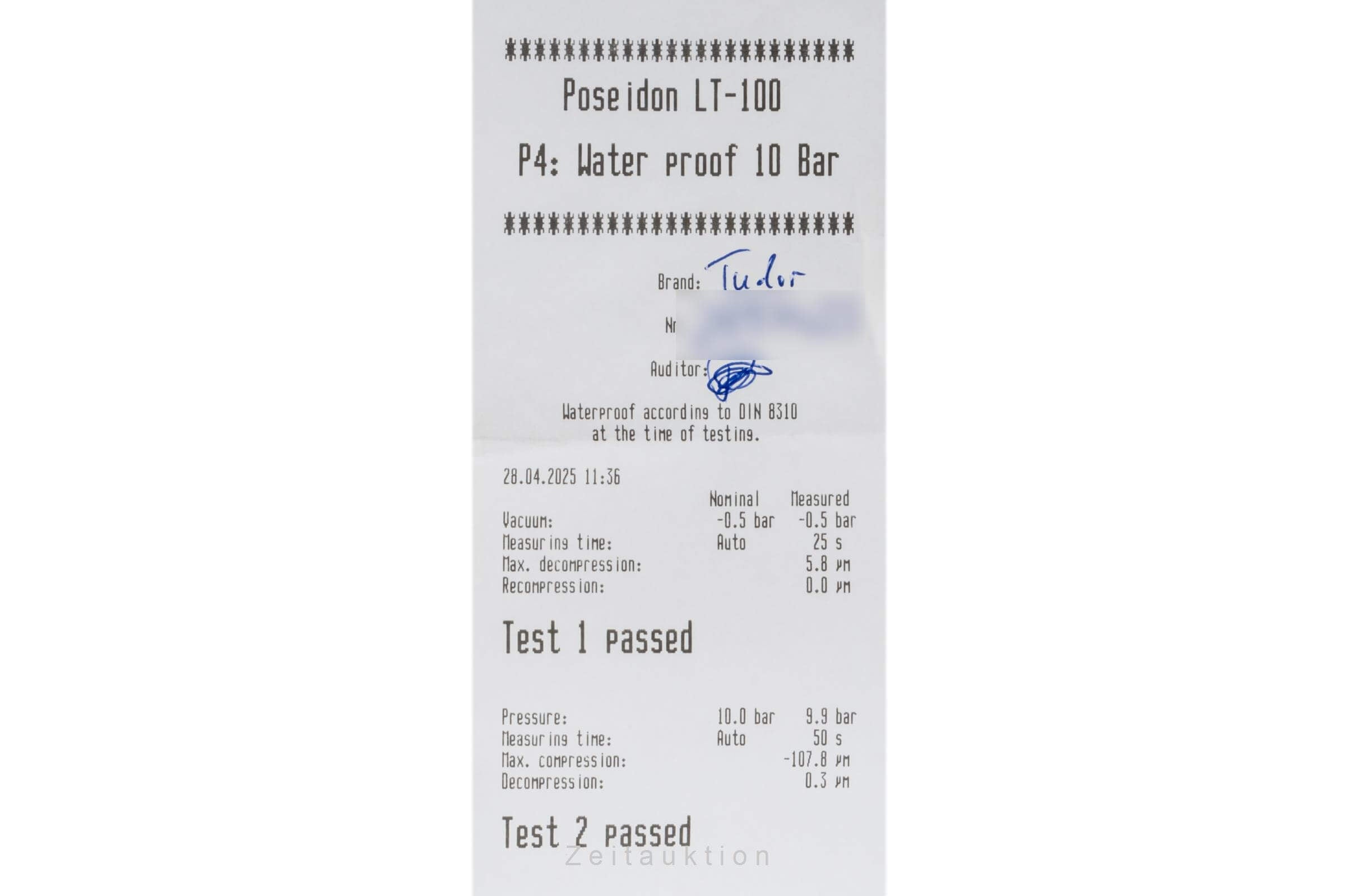 Tudor 1926 steel automatic men's watch 91550-0002  [2502184]