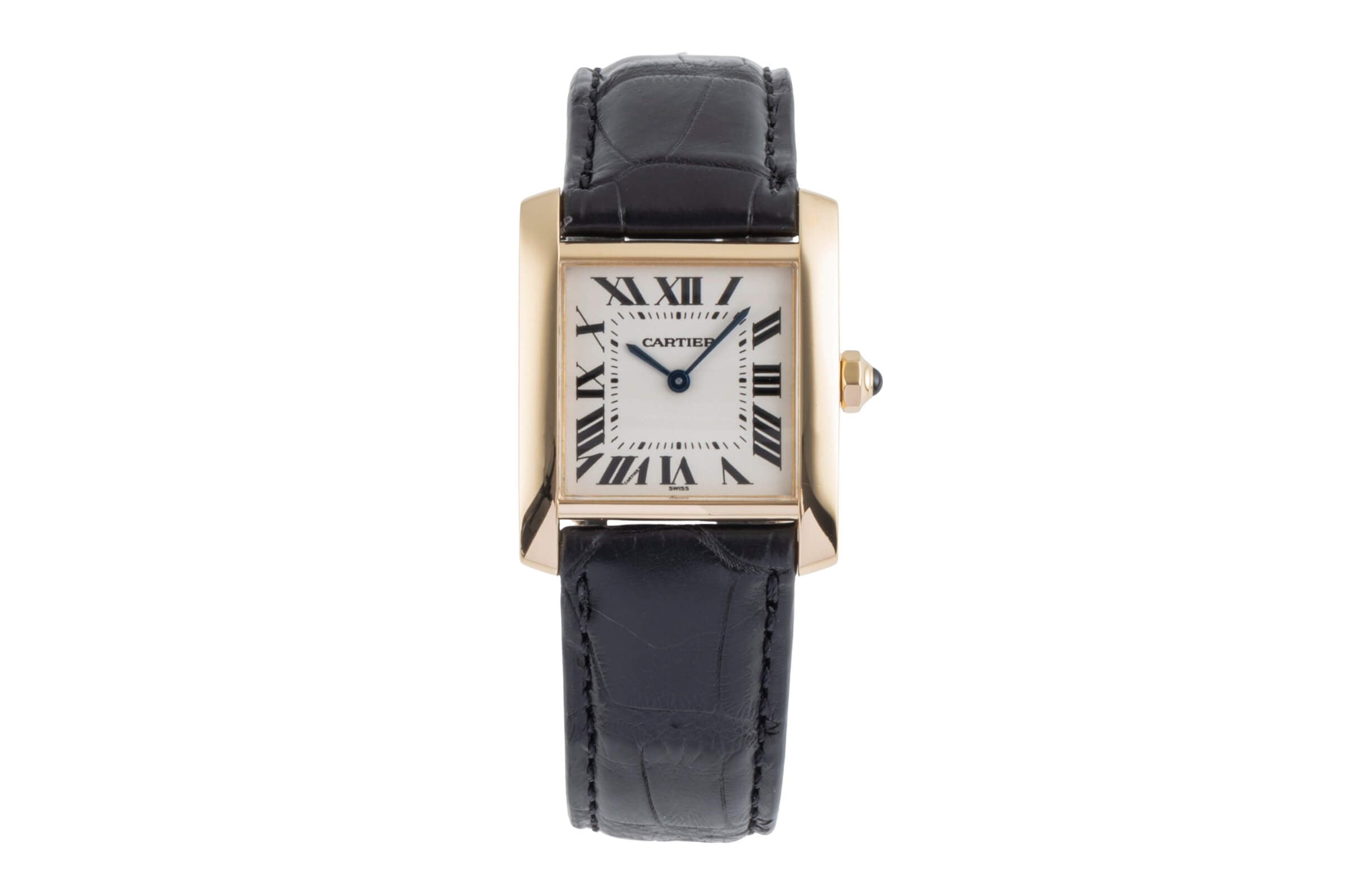 Cartier Tank Francaise oro 18 ct quarzo orologio da donna W50003N2  [2502186]