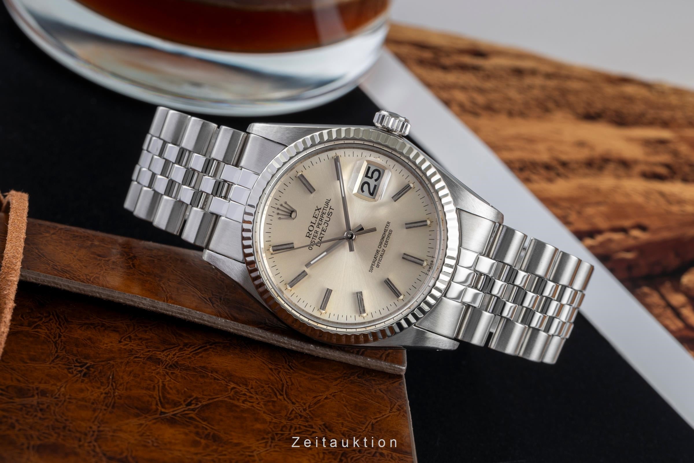 Rolex Datejust acero / oro blanco automático reloj para caballeros 16014  [2502188]