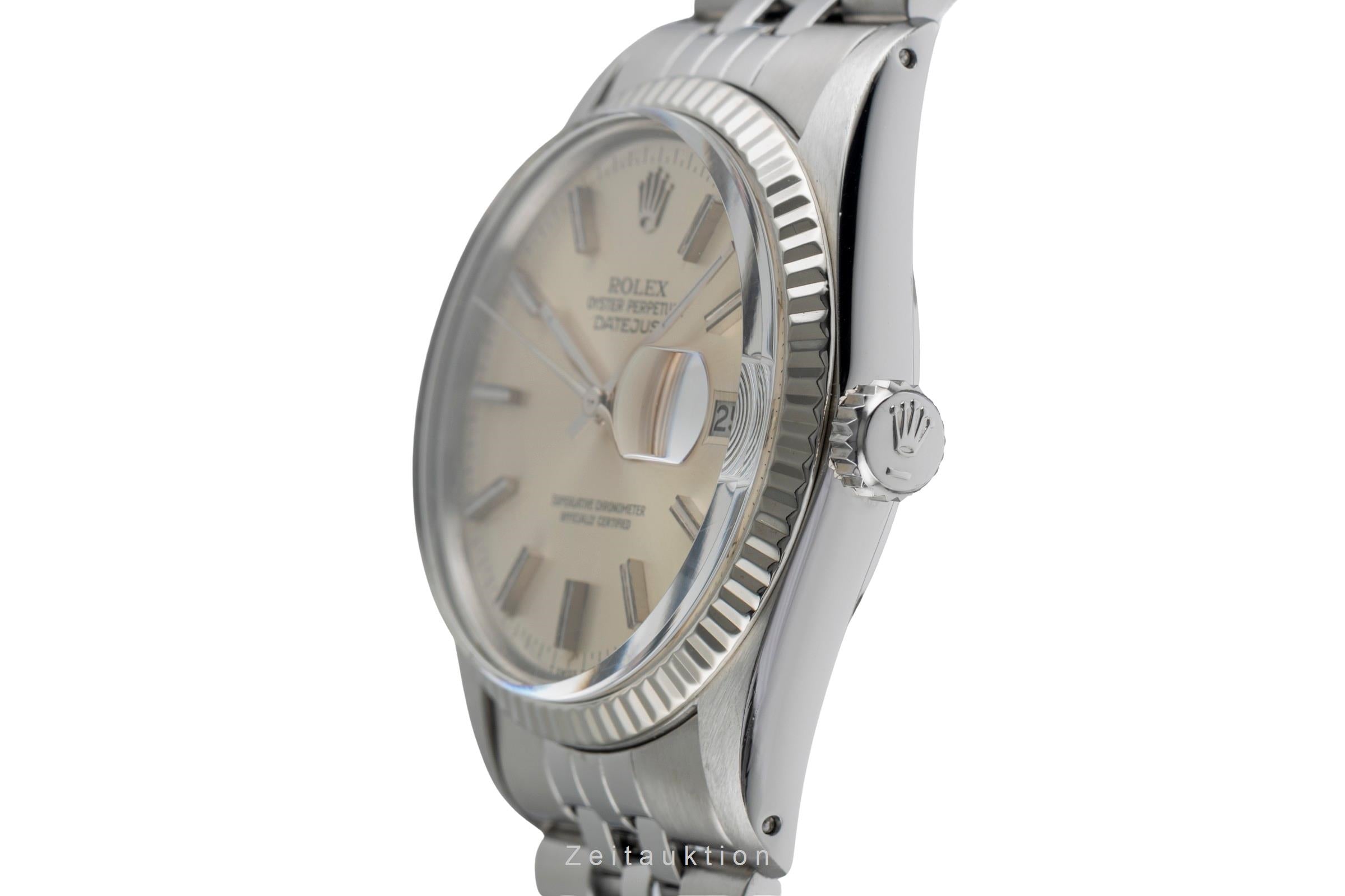 Rolex Datejust acero / oro blanco automático reloj para caballeros 16014  [2502188]
