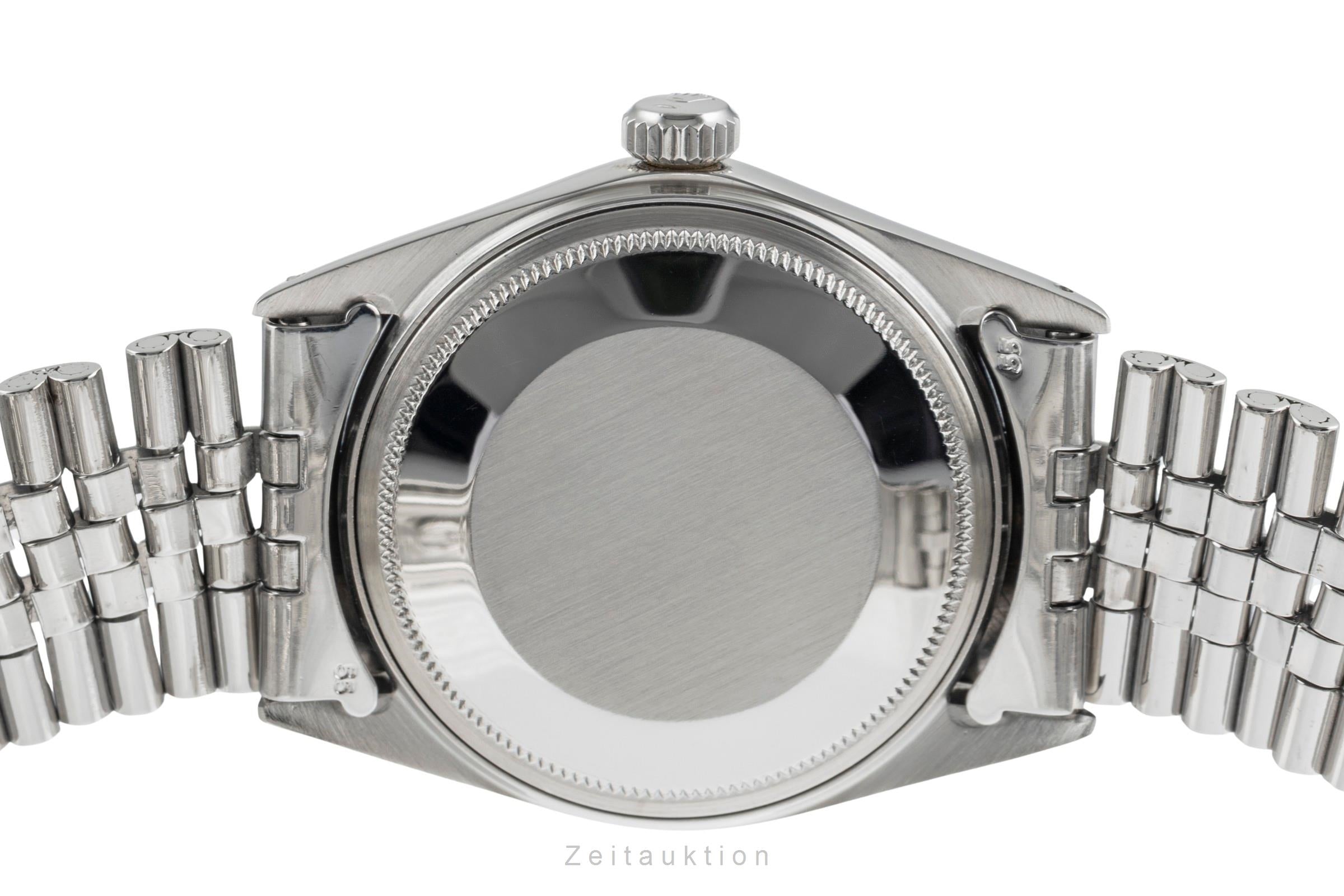 Rolex Datejust acier / or blanc automatique montre pour hommes 1601 Vintage  [2502189]