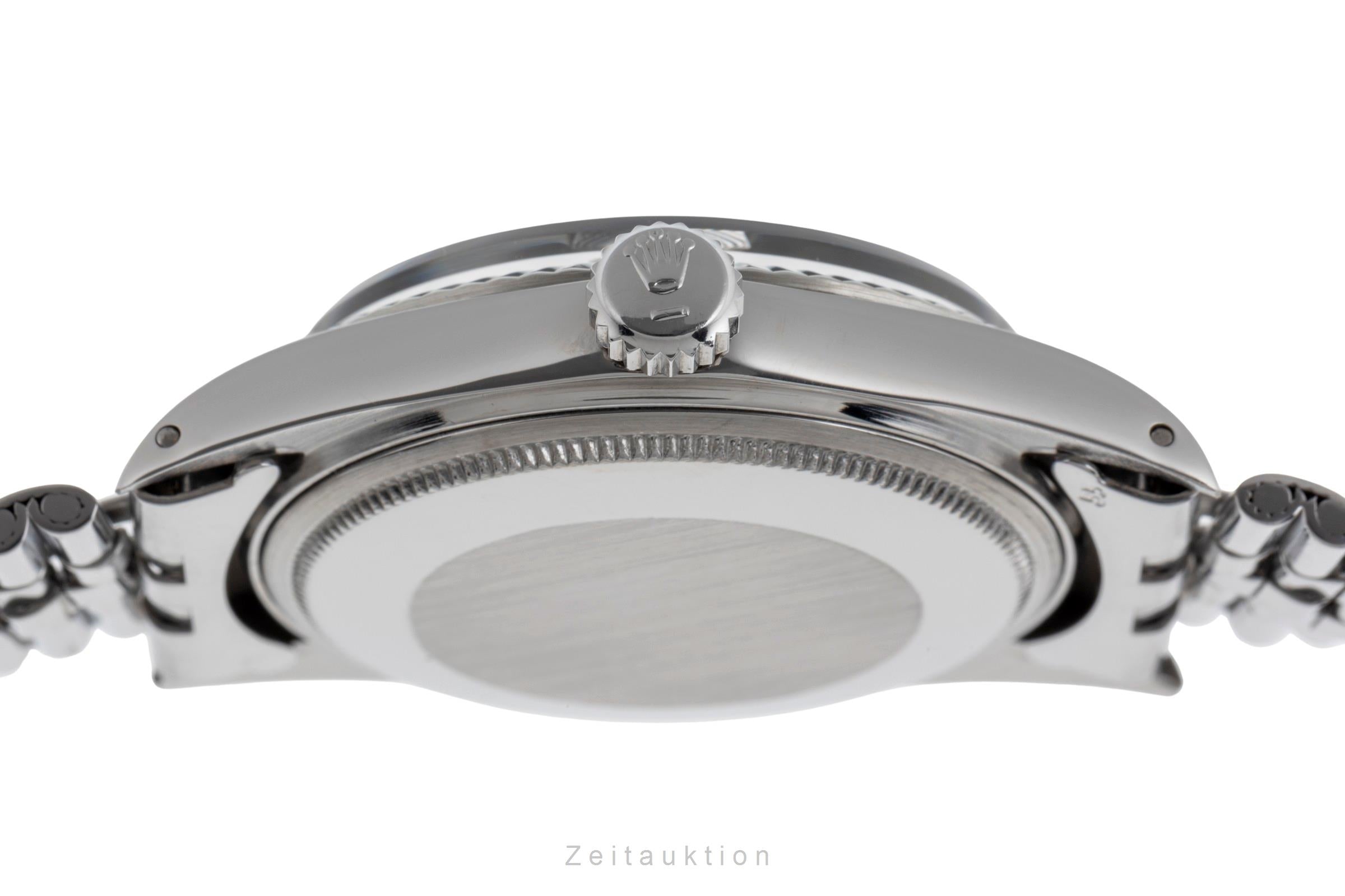 Rolex Datejust acier / or blanc automatique montre pour hommes 1601 Vintage  [2502189]