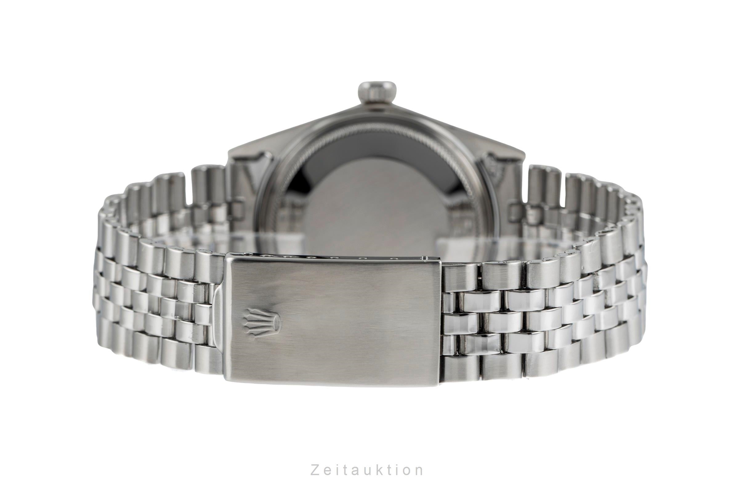 Rolex Datejust acier / or blanc automatique montre pour hommes 1601 Vintage  [2502189]