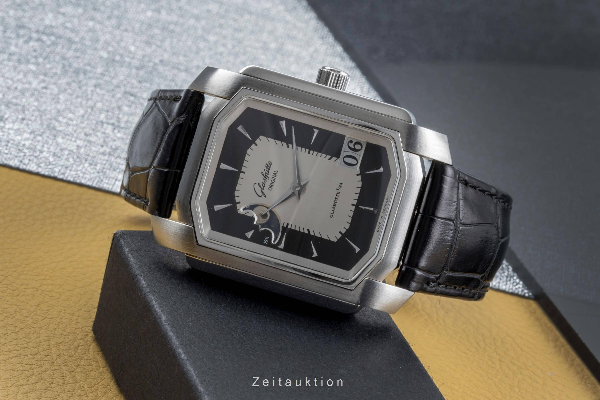 Glashütte acciaio automatismo orologio da uomo 39-43-05-04-04  [2502191]