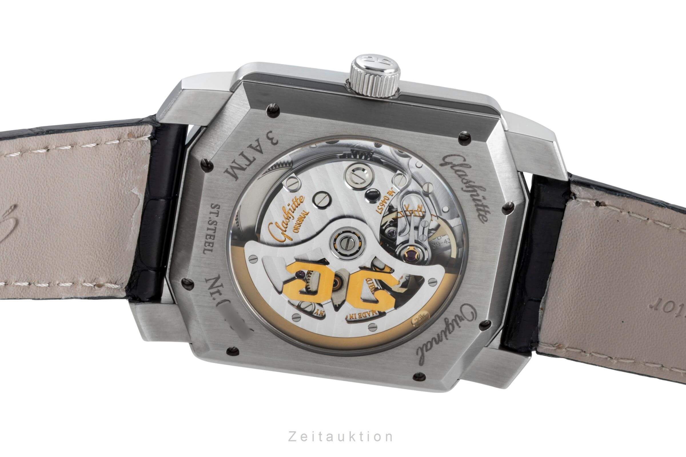 Glashütte acciaio automatismo orologio da uomo 39-43-05-04-04  [2502191]