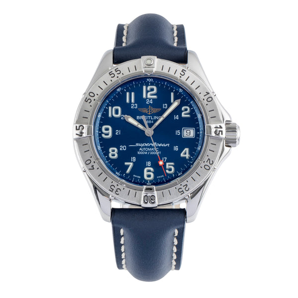 Breitling Superocean Automatik Datum Edelstahl Herrenuhr Ref. A17340  [2502195]