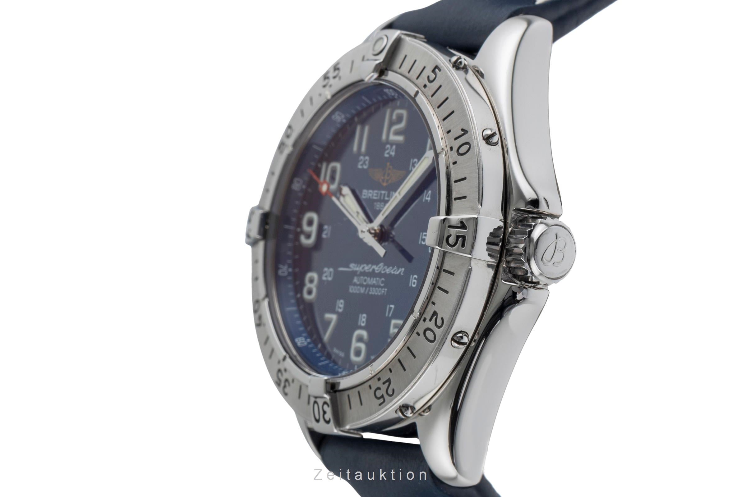 Breitling Superocean Automatik Datum Edelstahl Herrenuhr Ref. A17340  [2502195]