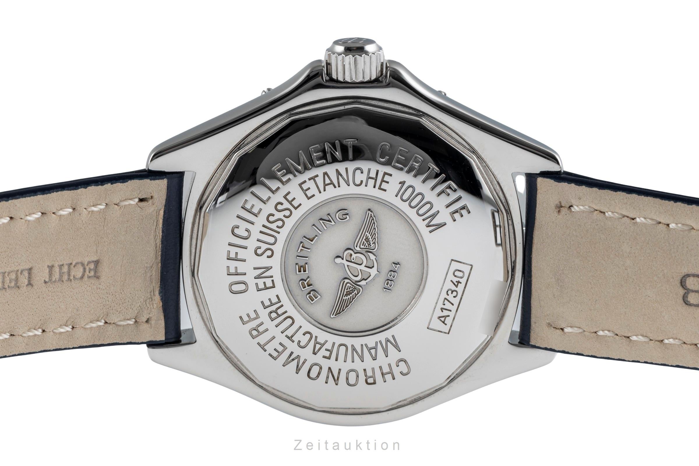 Breitling Superocean Automatik Datum Edelstahl Herrenuhr Ref. A17340  [2502195]