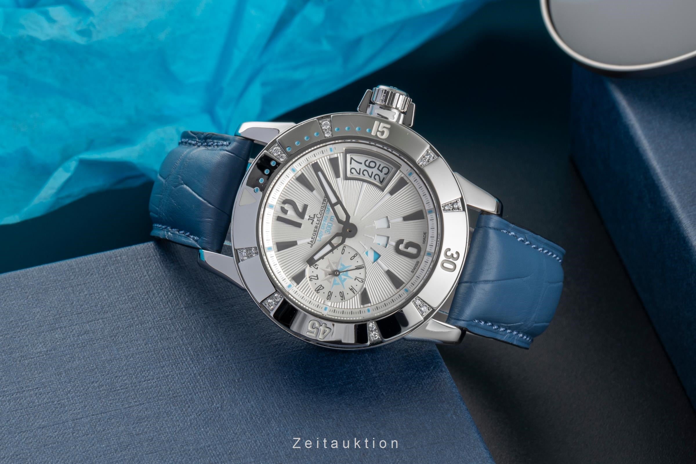 Jaeger LeCoultre Master Compressor acier automatique montre pour hommes Q1898720  156.8.61  [2502196]