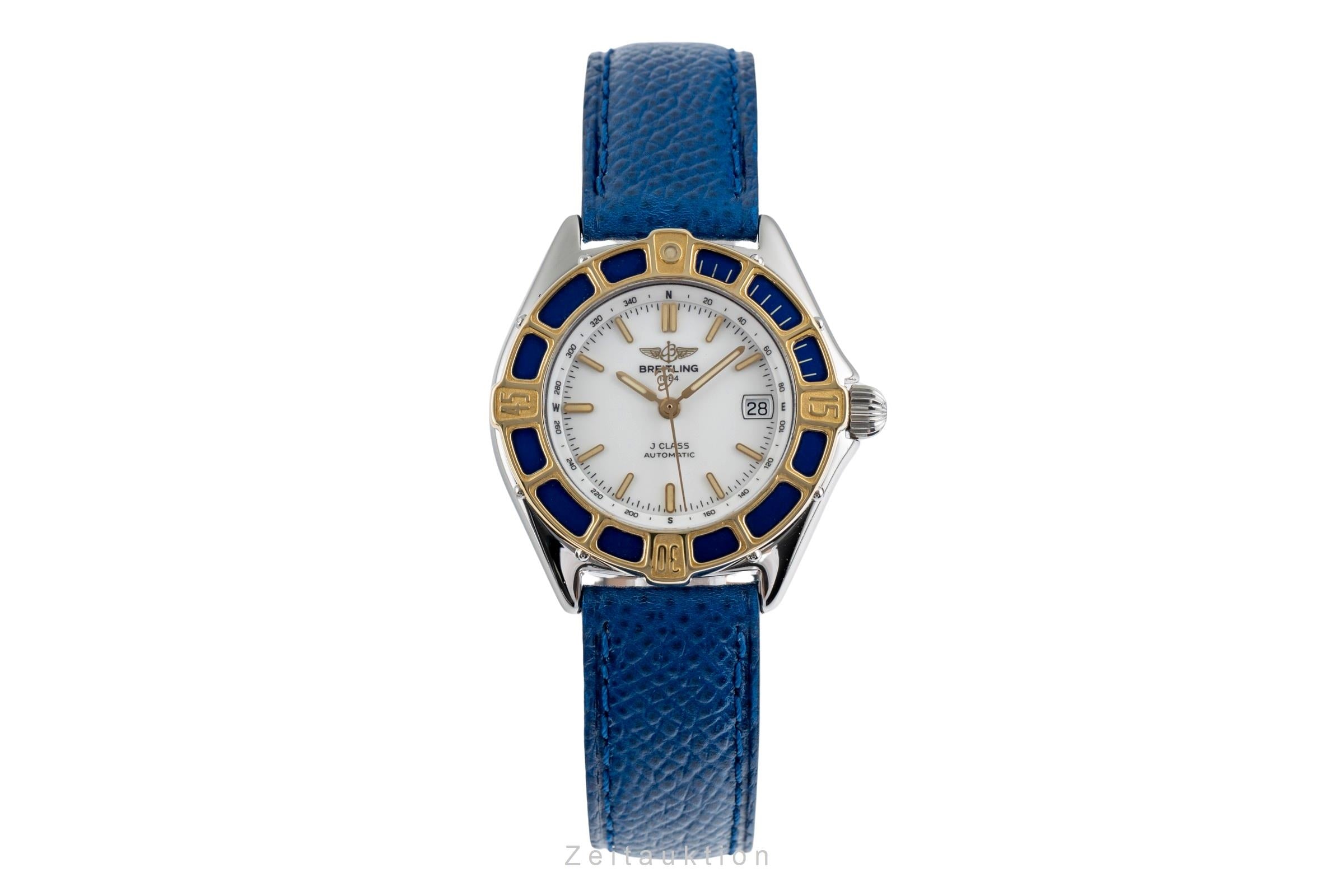 Breitling J-Class Stahl / Gold Automatik Damenuhr Ref. D31063 Klassiker  [2502197]