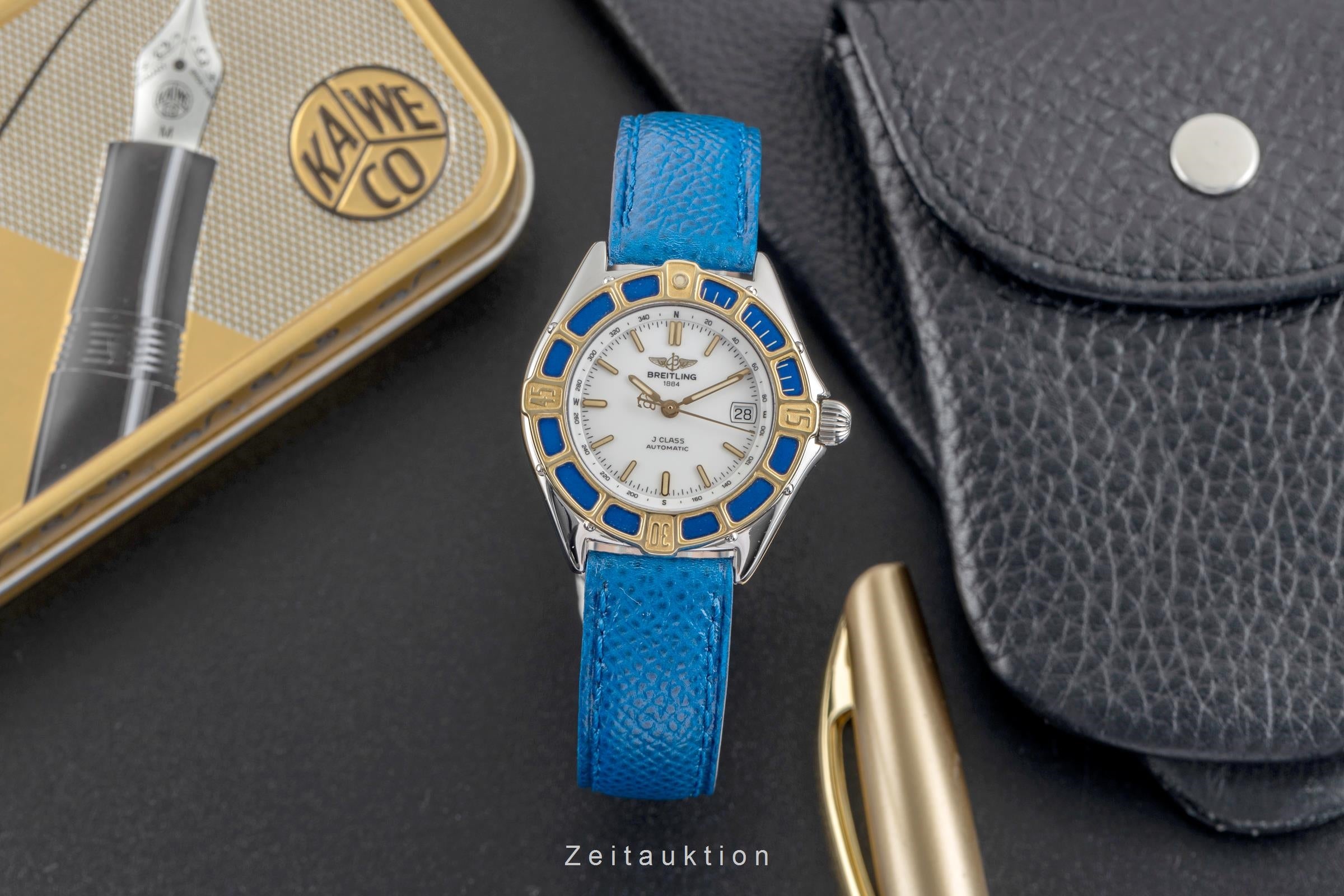 Breitling J-Class Stahl / Gold Automatik Damenuhr Ref. D31063 Klassiker  [2502197]