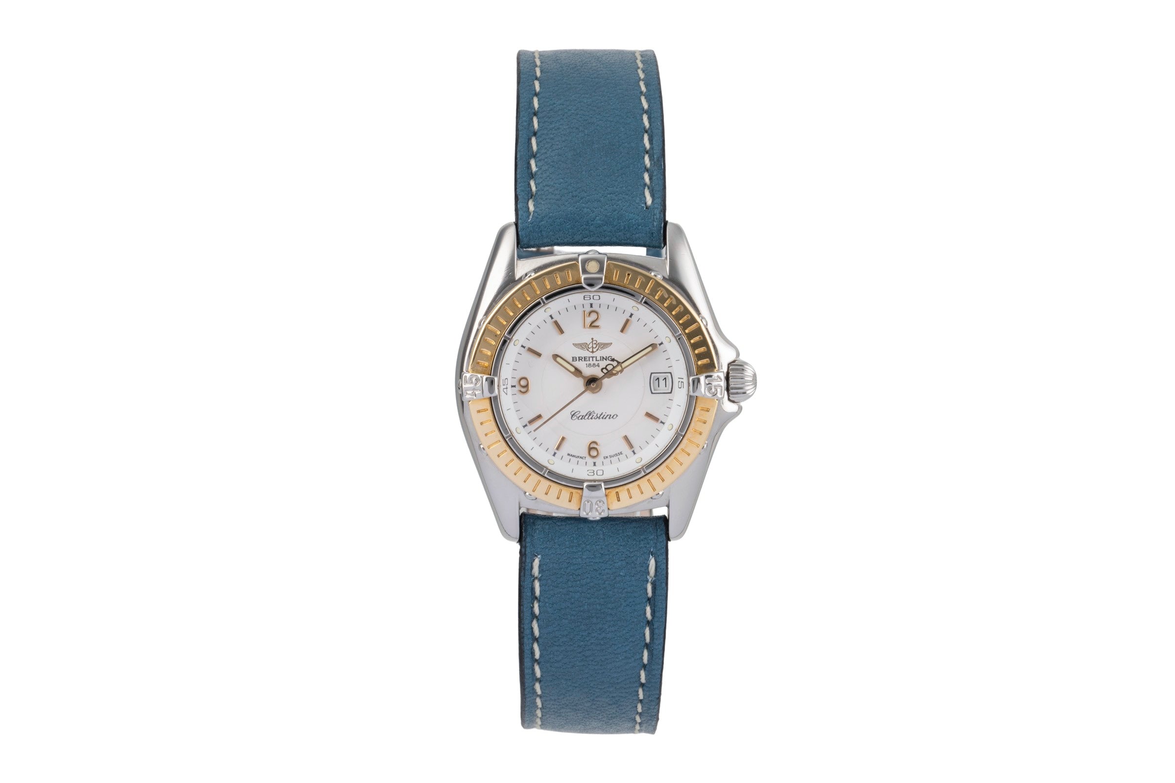 Breitling Callistino steel / gold quartz Kal. B52 Ref. D52045