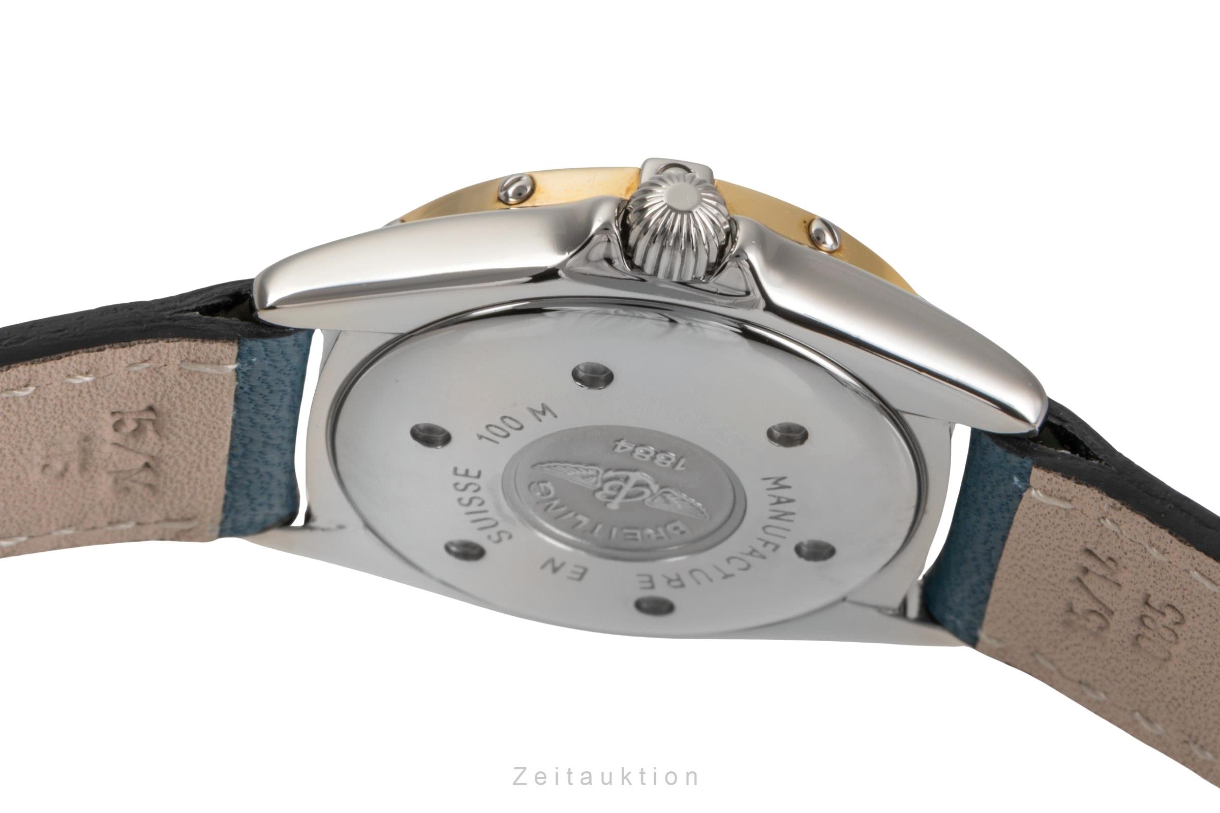 Breitling Callistino Lady Stahl / Gold Datum Damenuhr Ref. D52045 Klassiker [2502198]