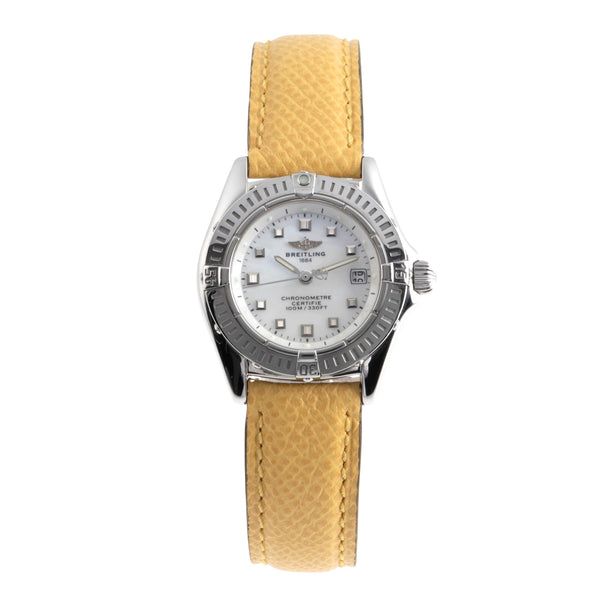 Breitling Callistino acero cuarzo reloj para damas  A72345  [2502200]