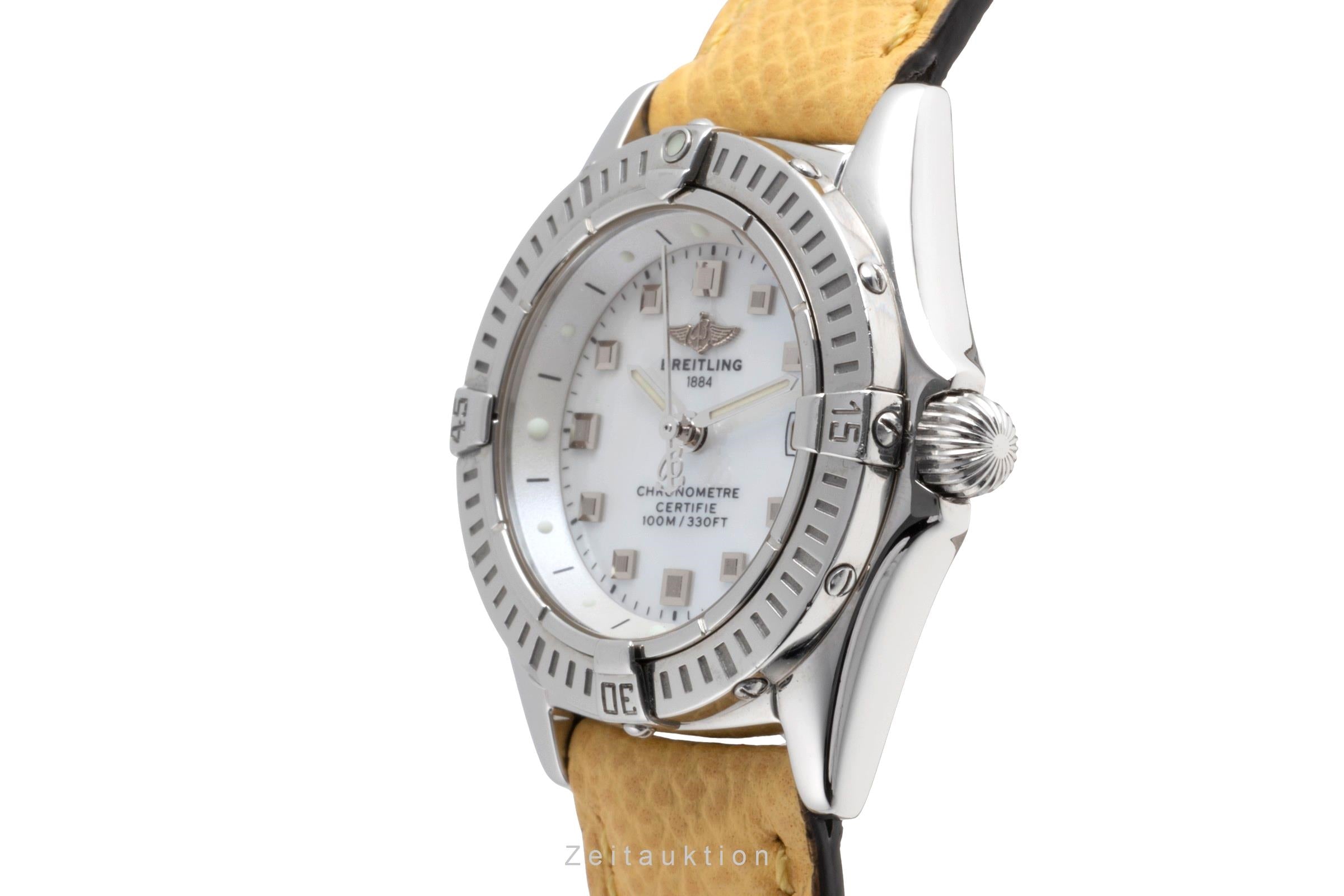 Breitling Callistino acero cuarzo reloj para damas  A72345  [2502200]