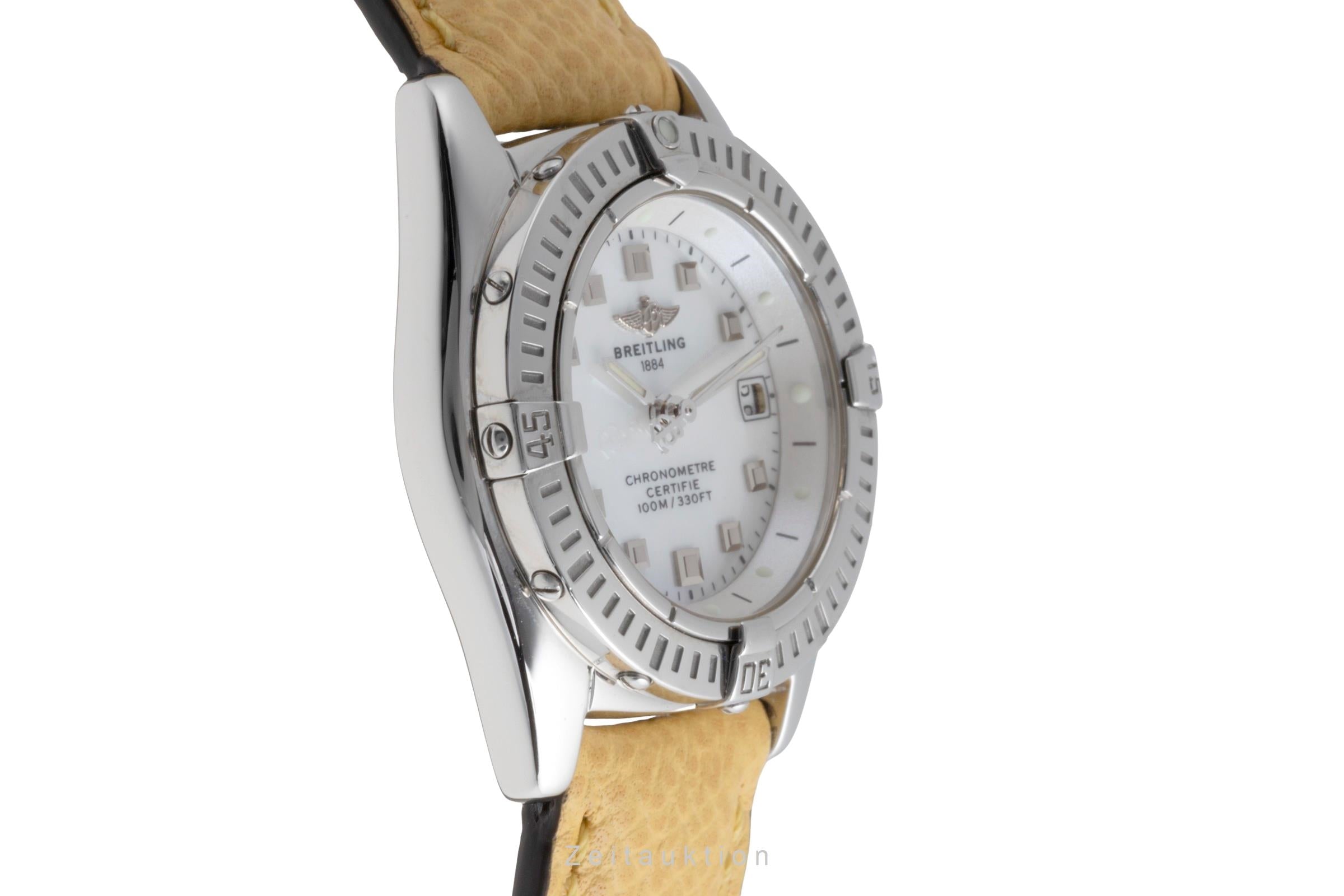 Breitling Callistino acero cuarzo reloj para damas  A72345  [2502200]