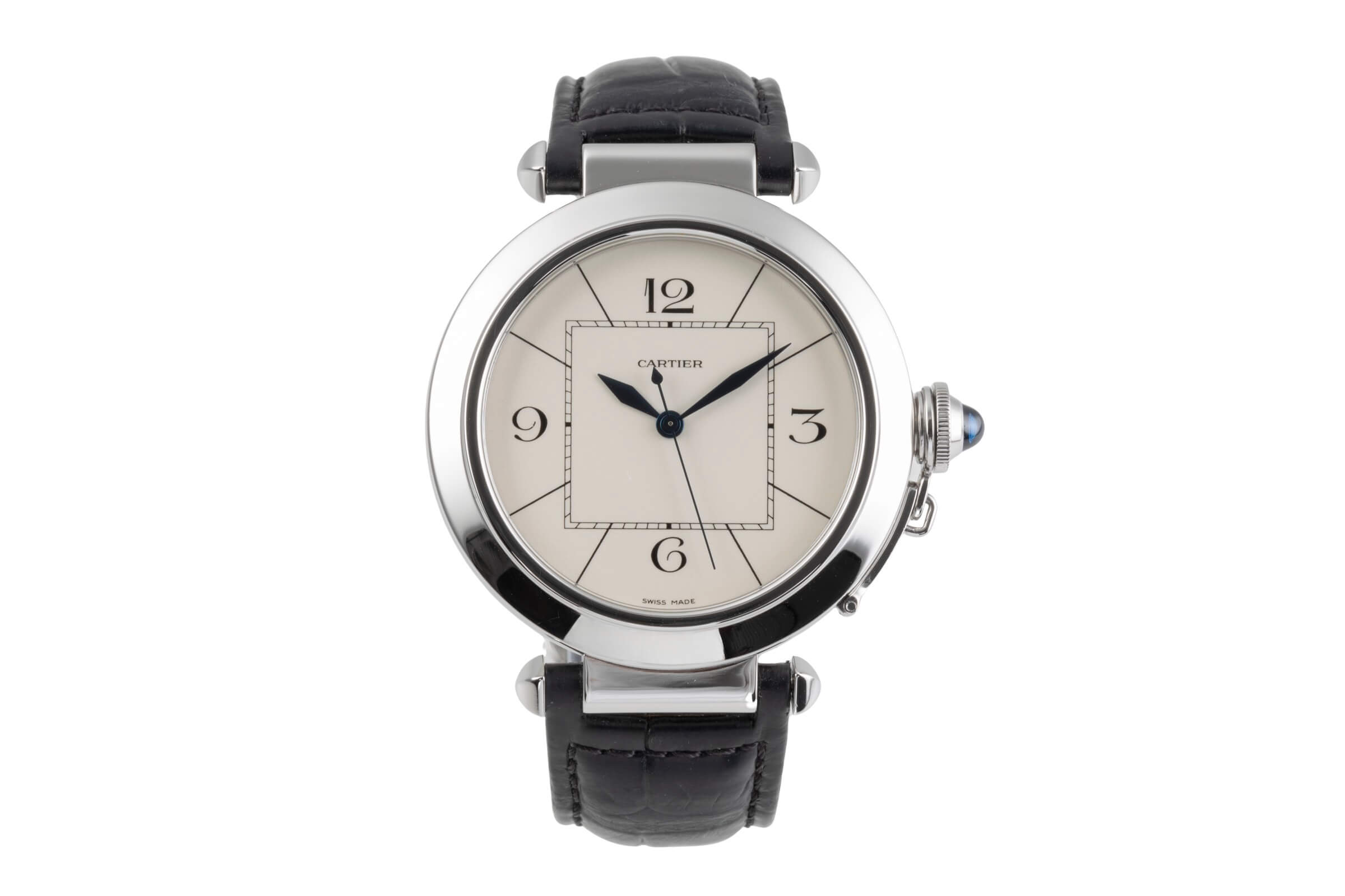 Cartier Pasha acero automático reloj para caballeros W3107255  [2502203]