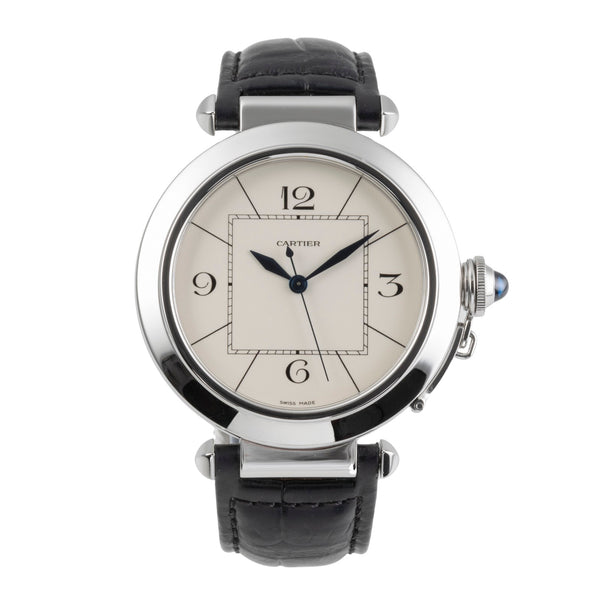 Cartier Pasha acero automático reloj para caballeros W3107255  [2502203]