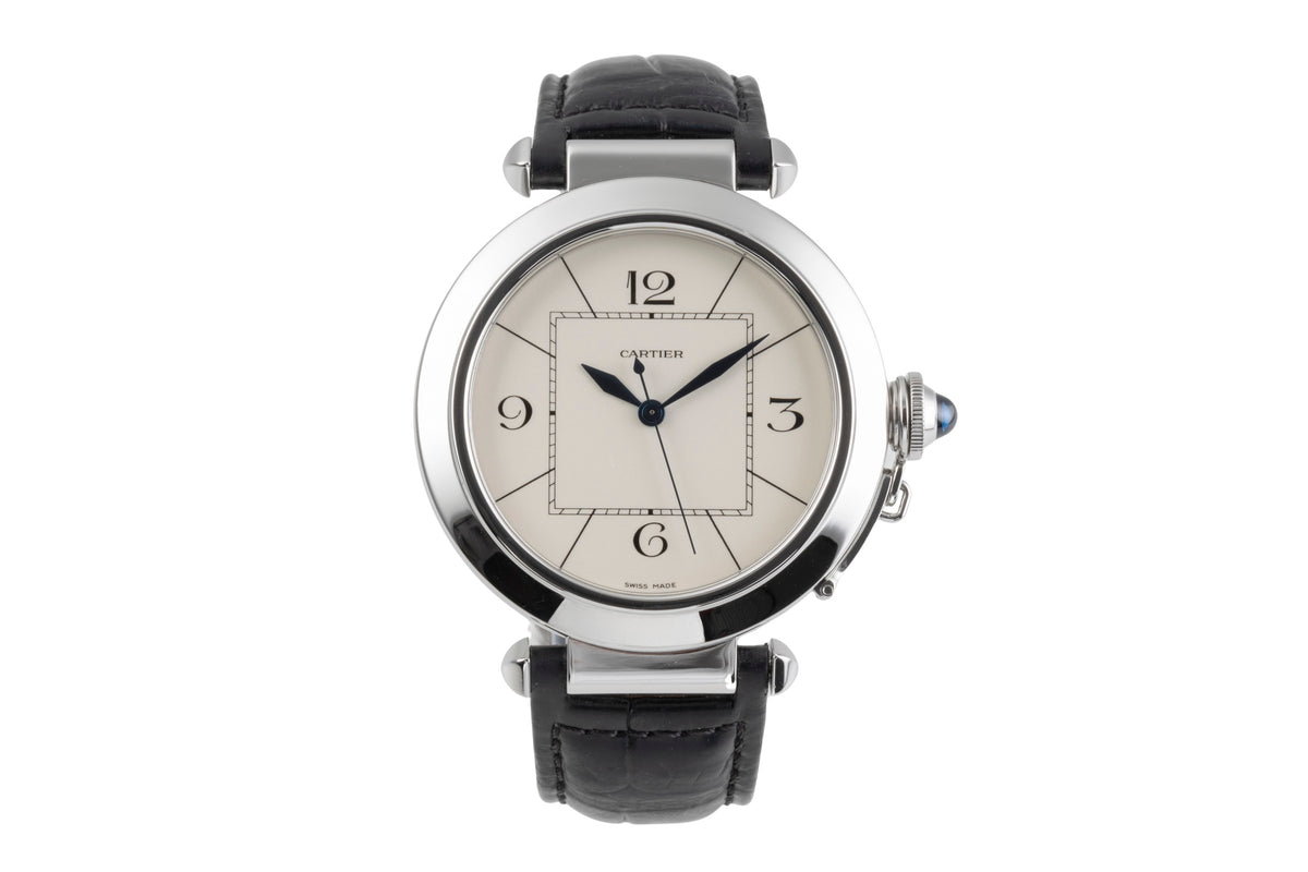 Cartier Pasha steel automatic men's watch W3107255  [2502203]