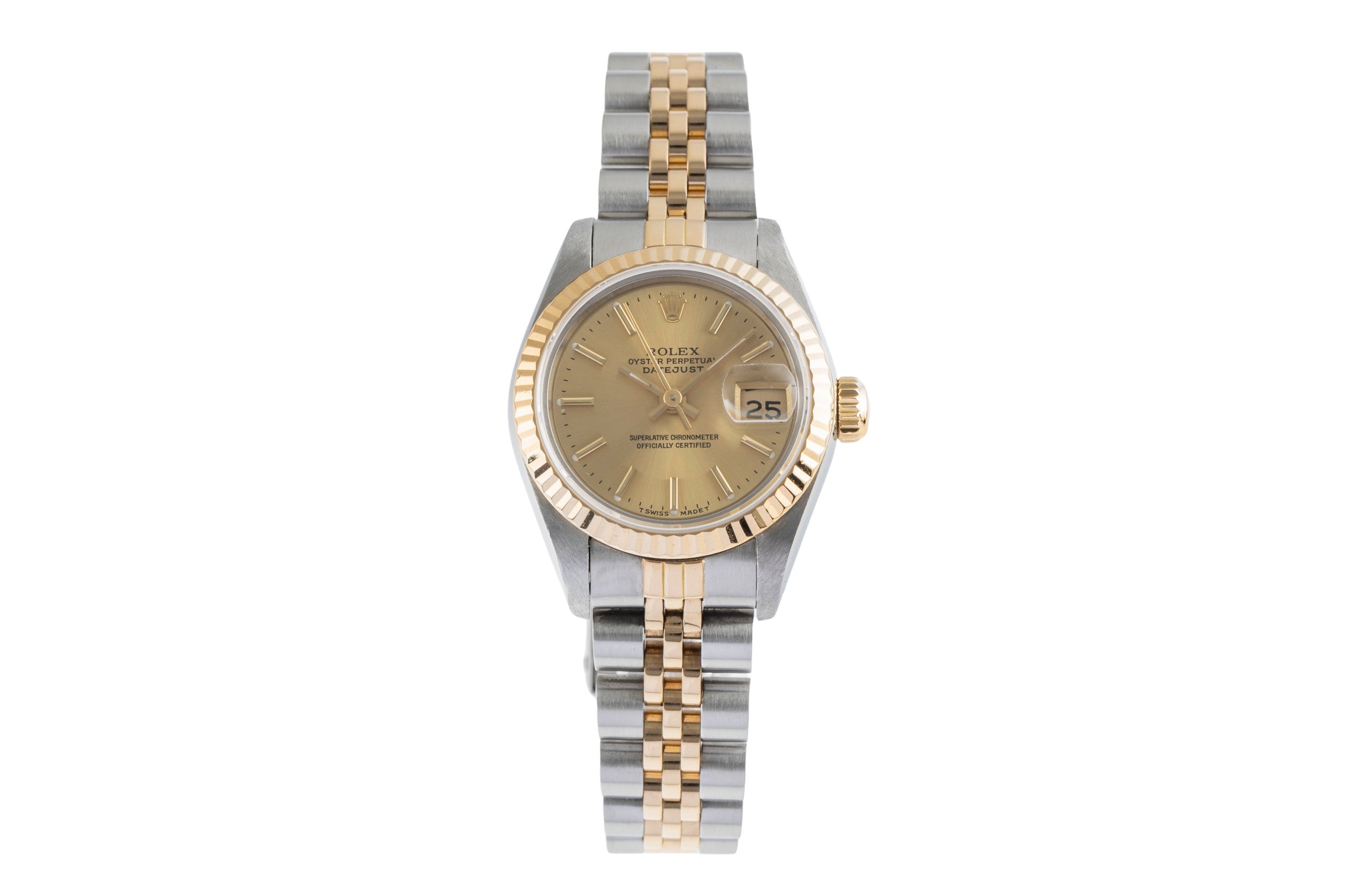 Rolex Lady Datejust acero / oro automático reloj para damas  69173  [2502204]
