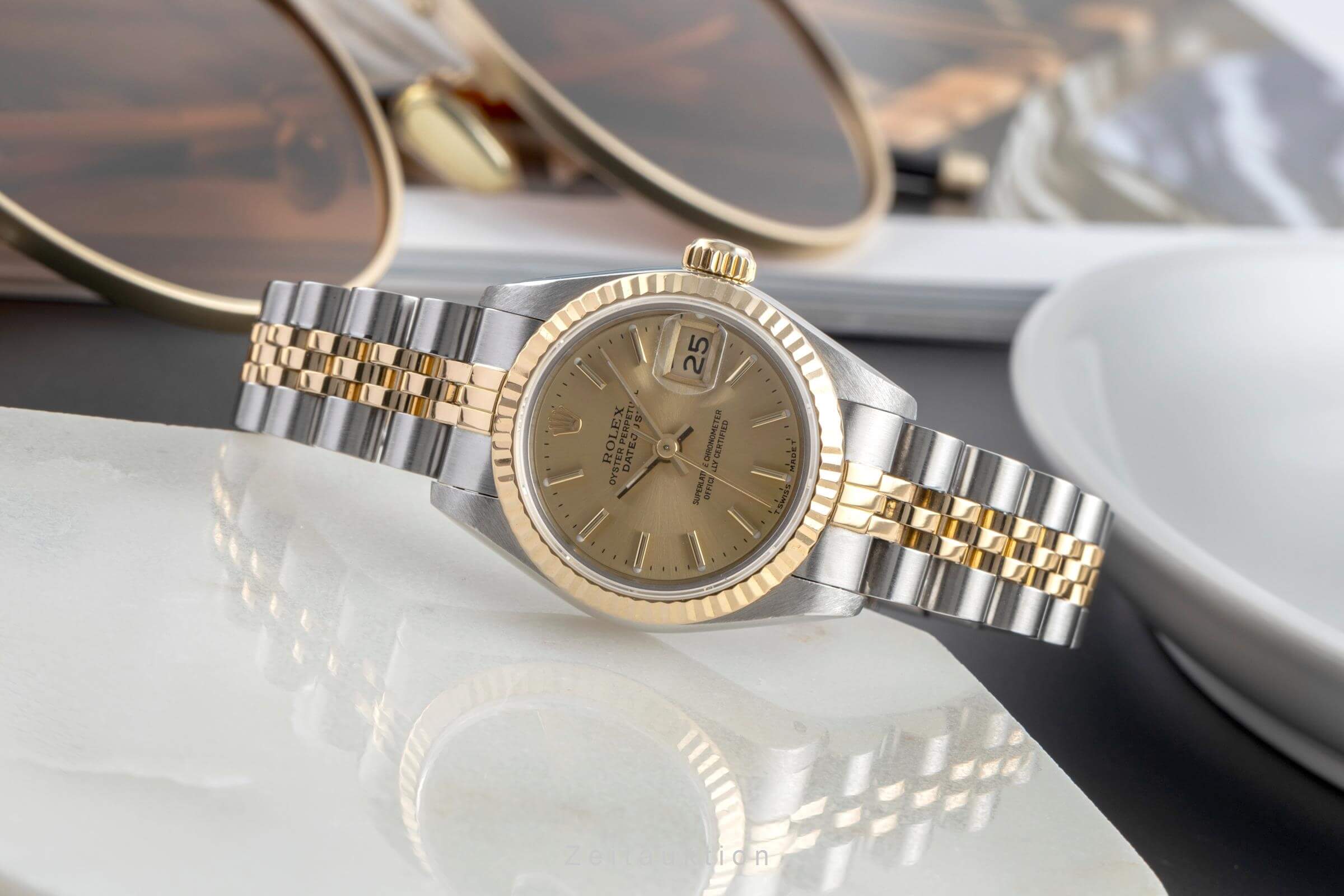 Rolex Lady Datejust acier / or  automatique montre pour femmes 69173  [2502204]