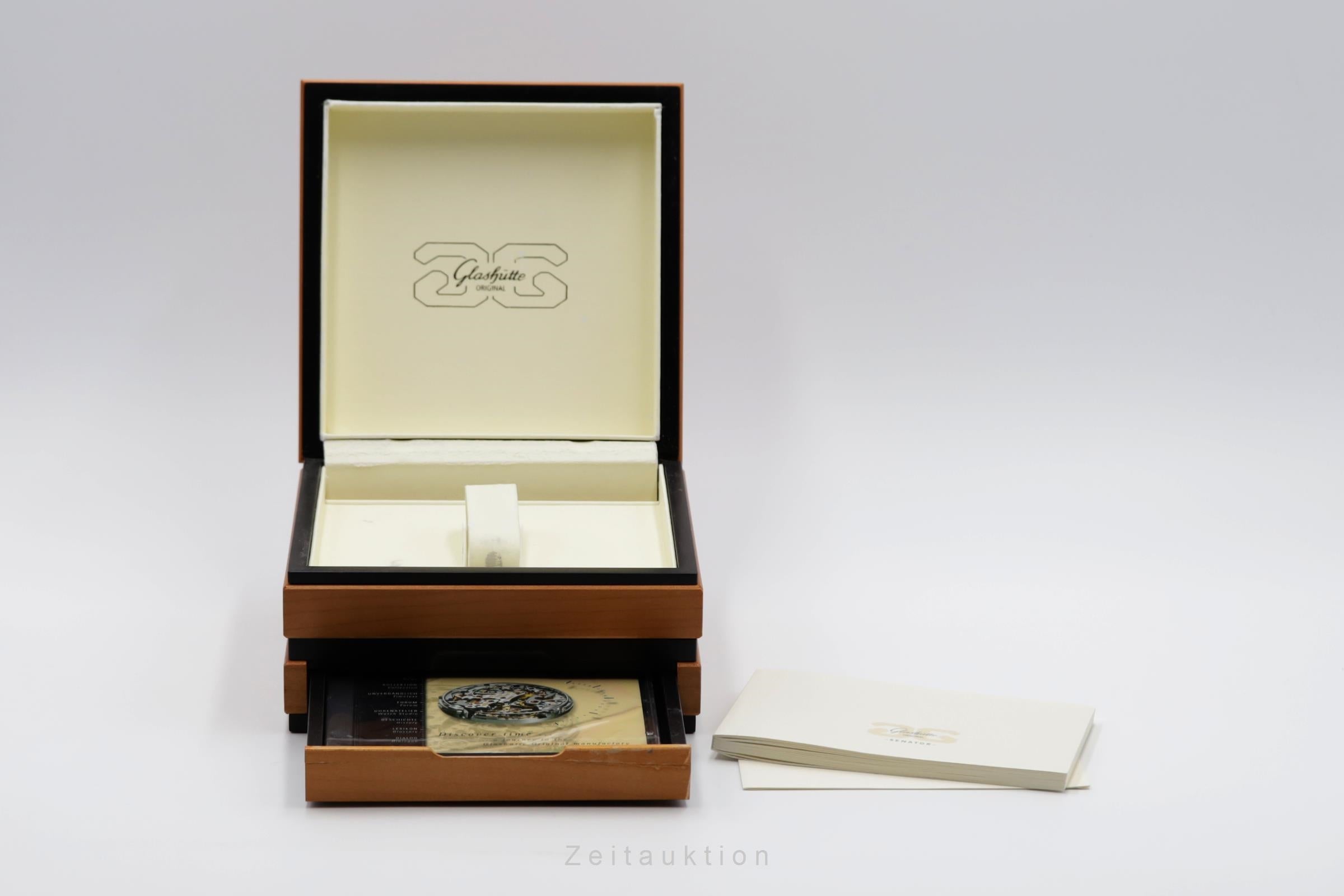 Glashütte Senator cronografo acciaio automatismo orologio da uomo 39-32-11-13-04  [2502210]