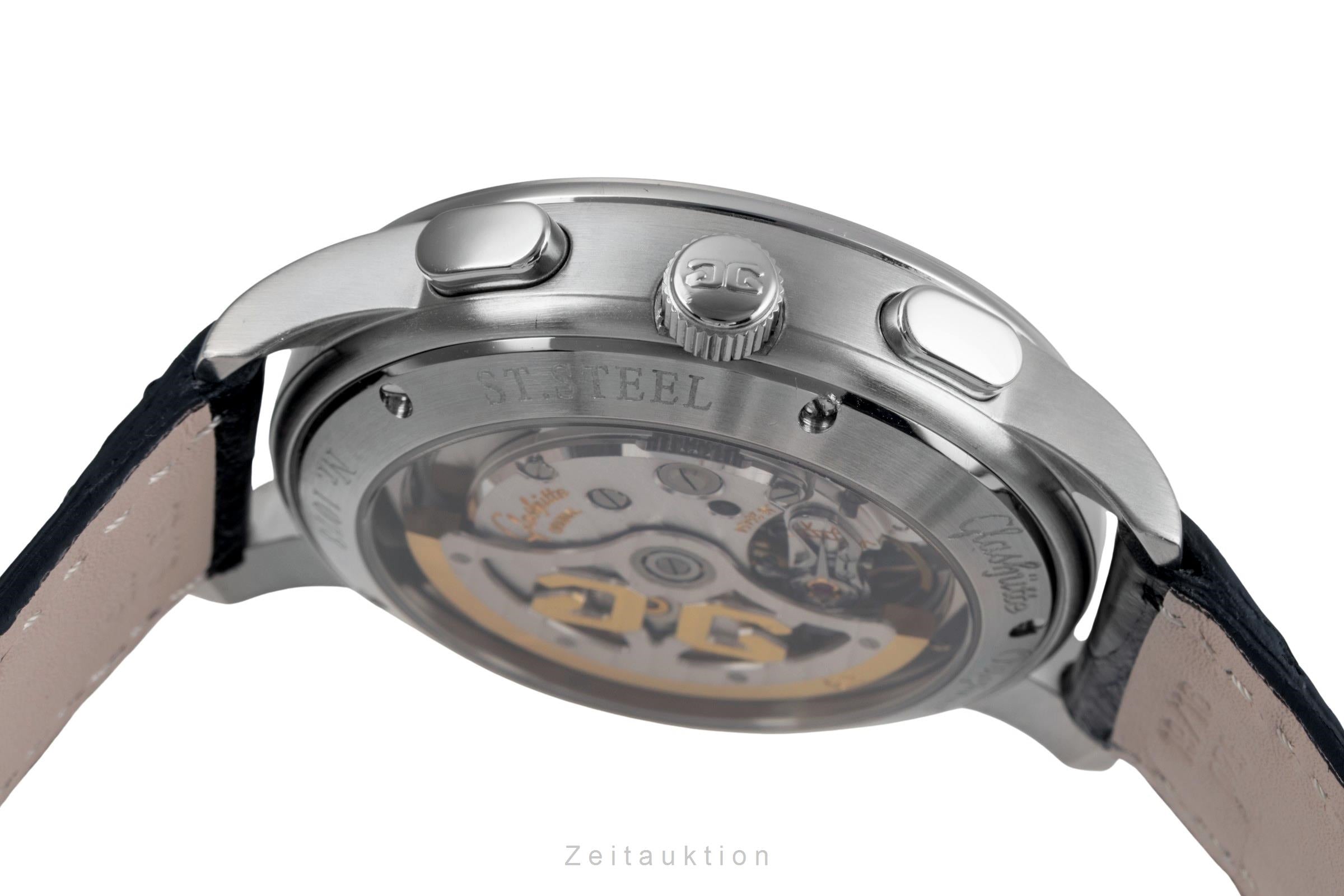 Glashütte Senator cronografo acciaio automatismo orologio da uomo 39-32-11-13-04  [2502210]