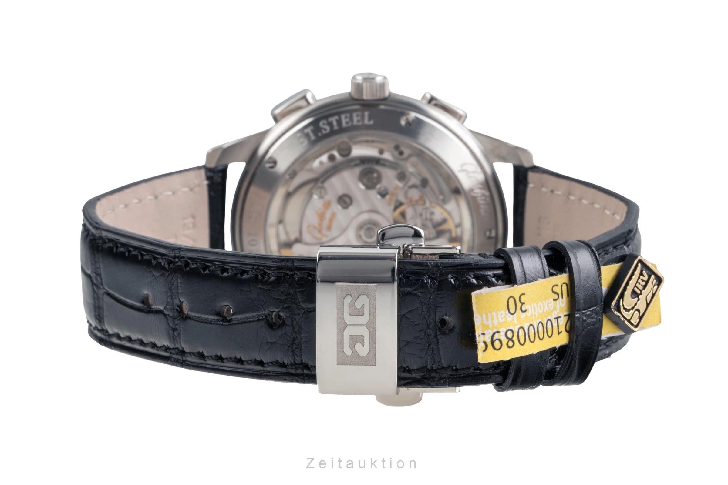 Glashütte Senator cronografo acciaio automatismo orologio da uomo 39-32-11-13-04  [2502210]