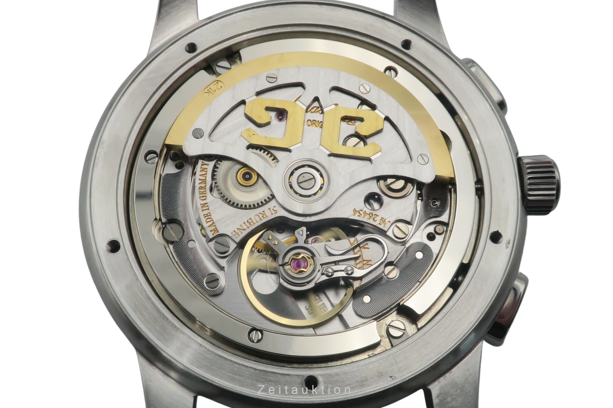 Glashütte Senator cronografo acciaio automatismo orologio da uomo 39-32-11-13-04  [2502210]