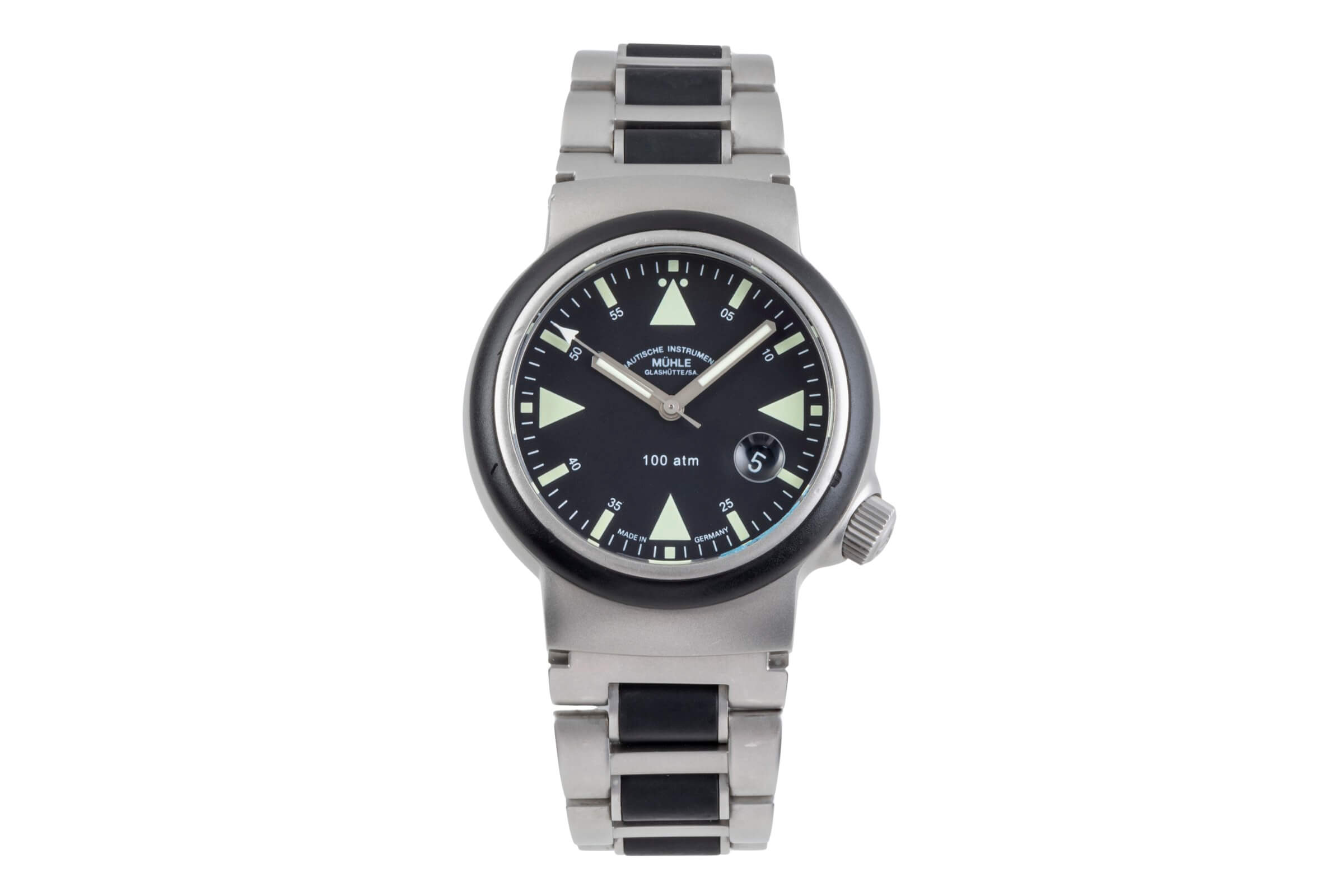 Mühle Rescue Timer acero automático reloj para caballeros M1-41-03-MB LP: 2250EUR  [2502211]