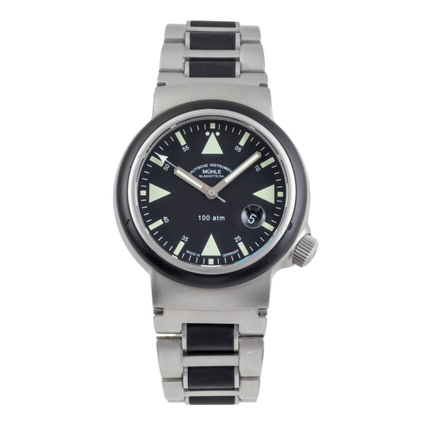 Mühle Rescue Timer acero automático reloj para caballeros M1-41-03-MB LP: 2250EUR  [2502211]