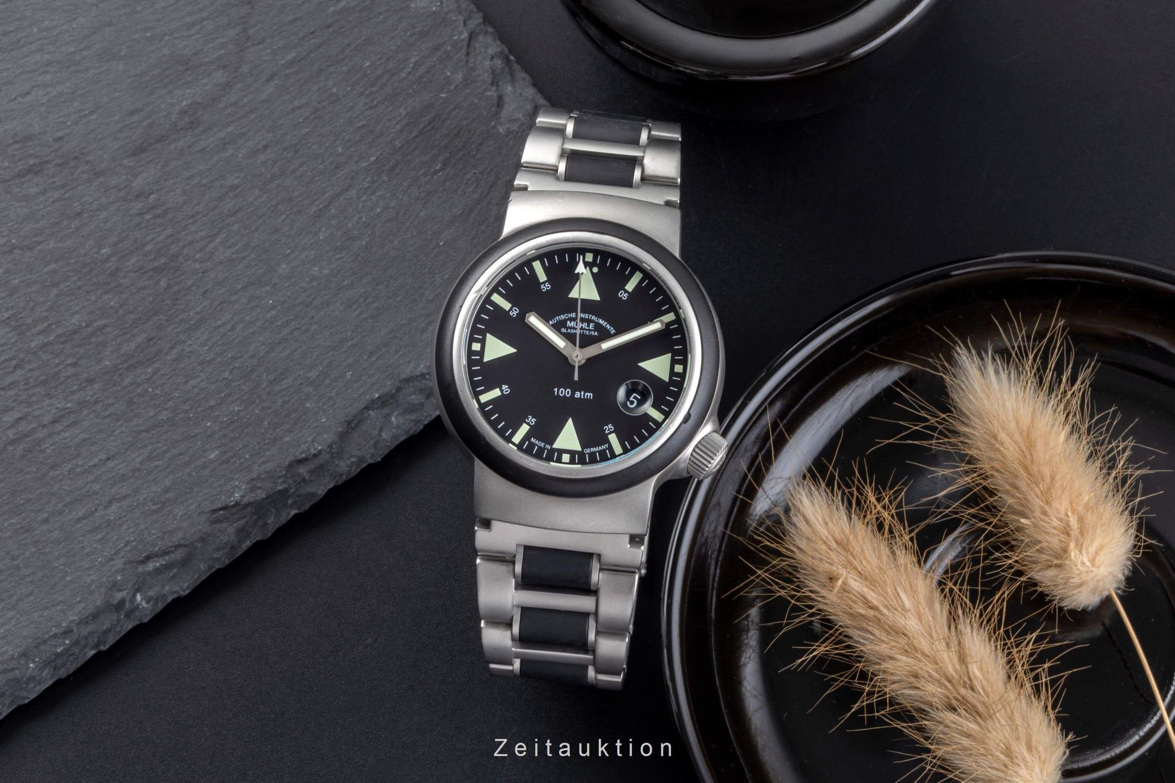 Mühle Rescue Timer acero automático reloj para caballeros M1-41-03-MB LP: 2250EUR  [2502211]