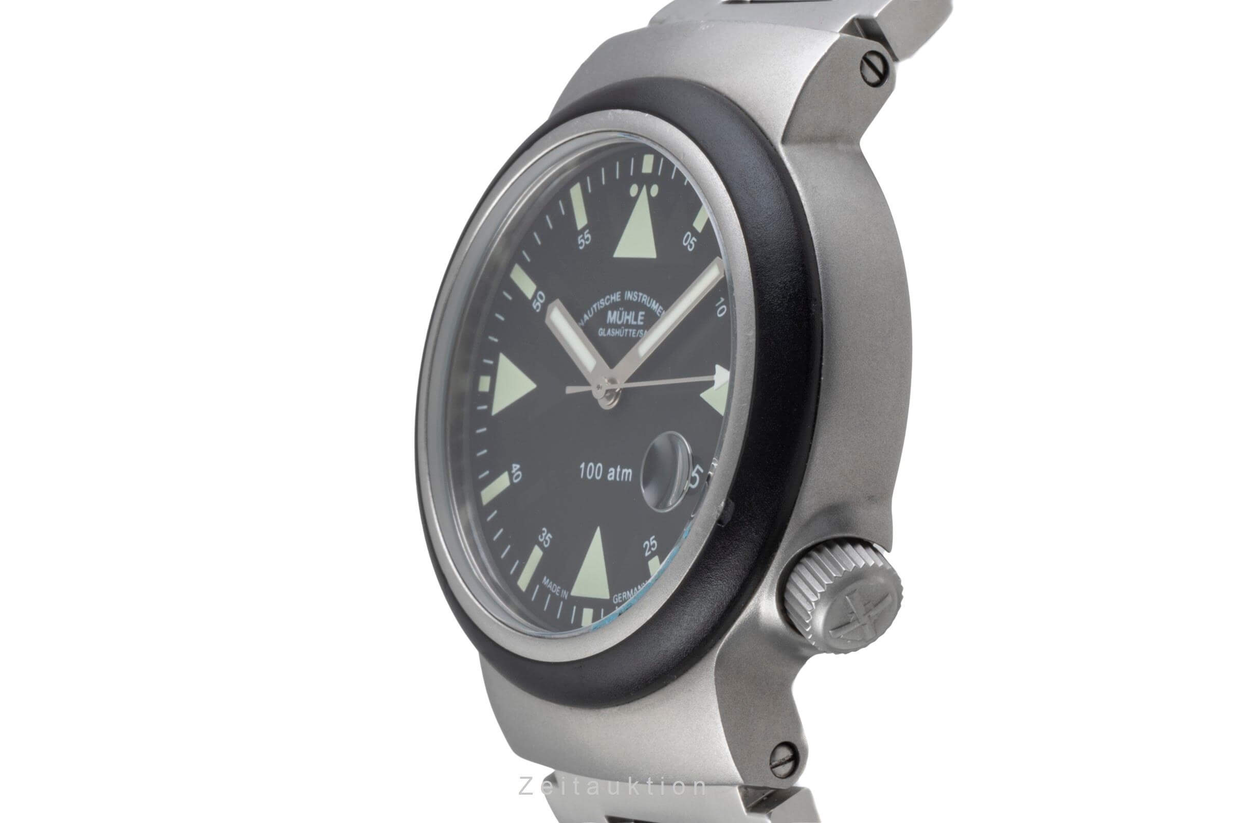 Mühle Rescue Timer acero automático reloj para caballeros M1-41-03-MB LP: 2250EUR  [2502211]