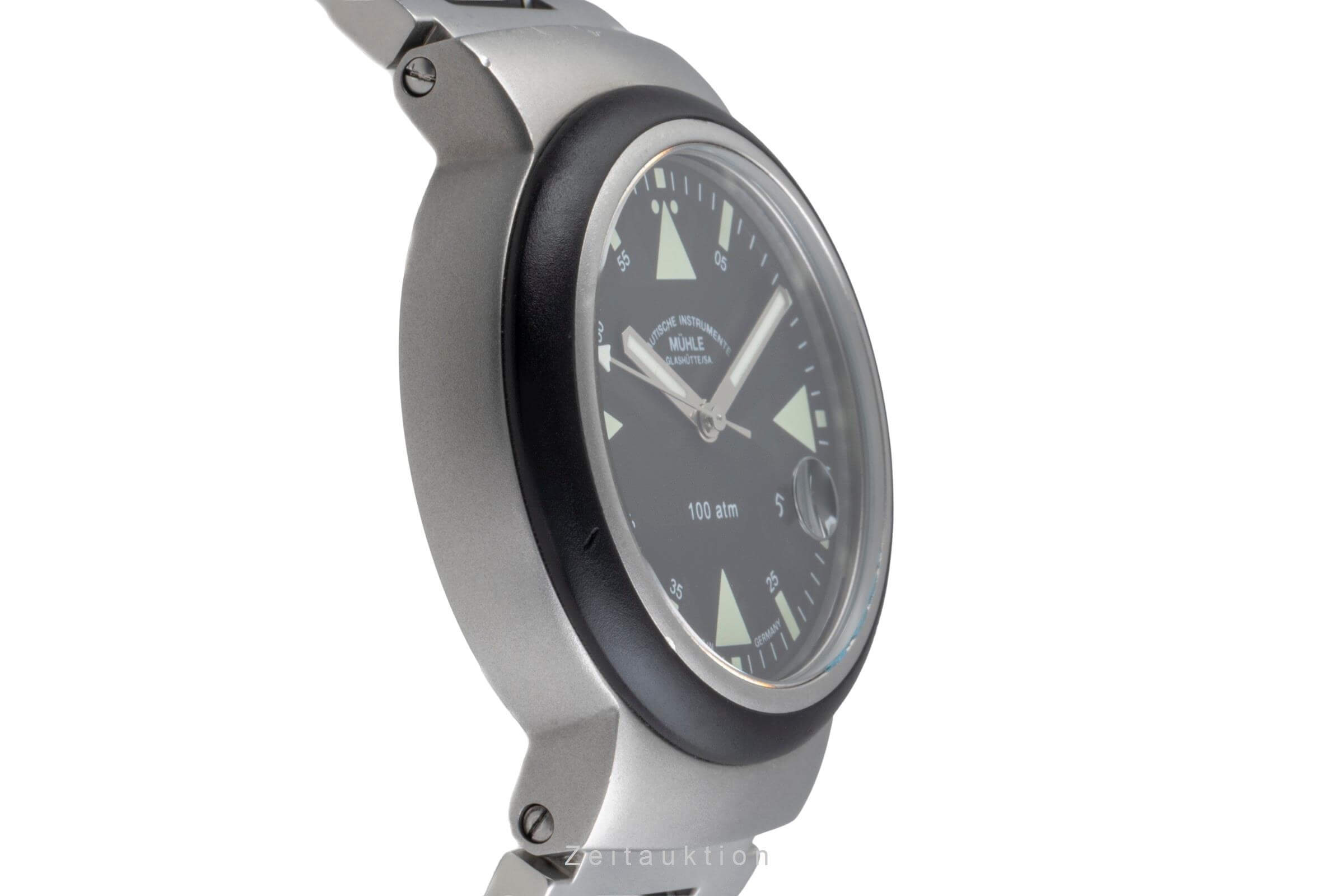 Mühle Rescue Timer acero automático reloj para caballeros M1-41-03-MB LP: 2250EUR  [2502211]